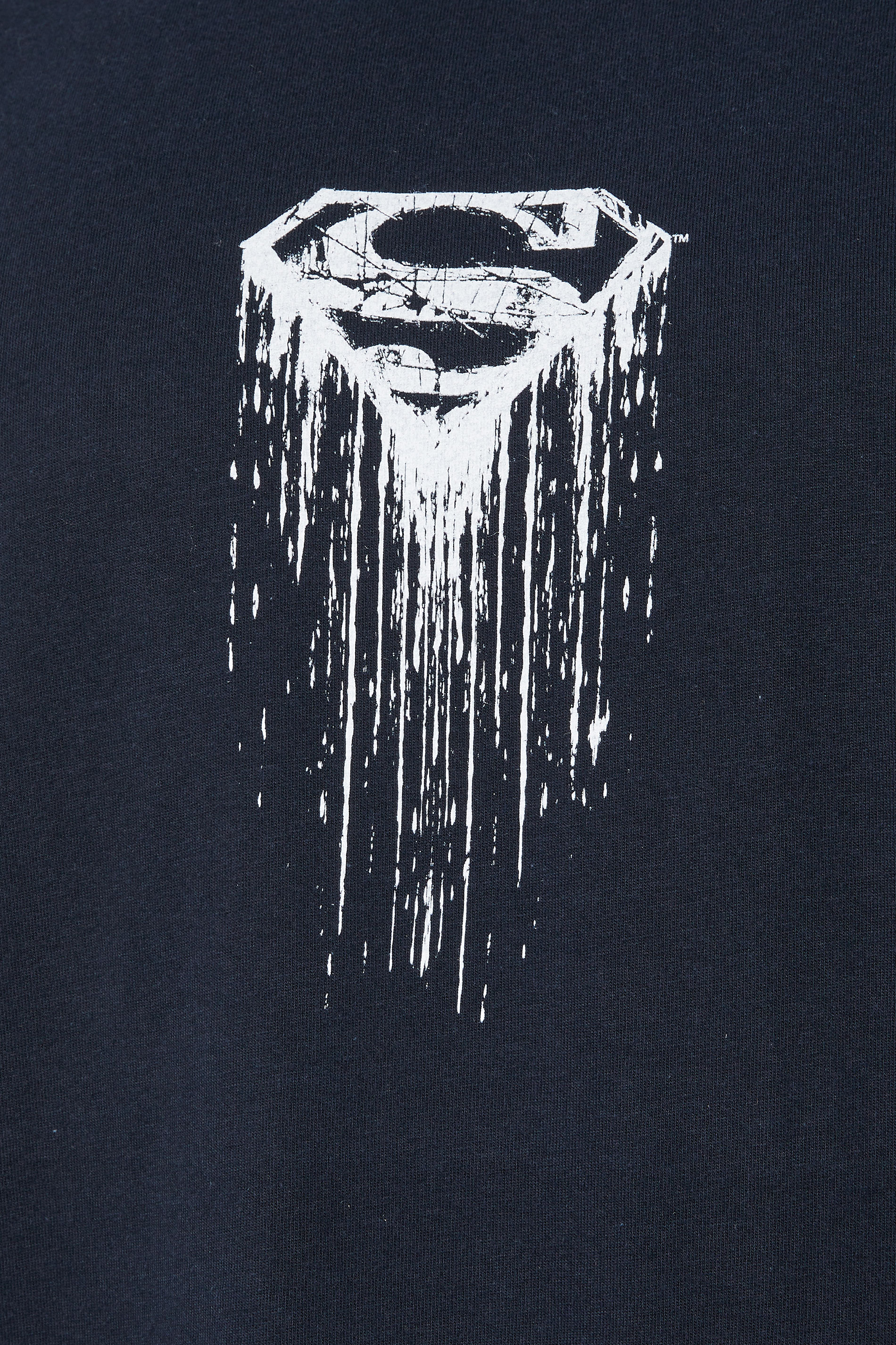 BadRhino Big & Tall Navy Blue Superman Graphic Print T-Shirt | BadRhino 7