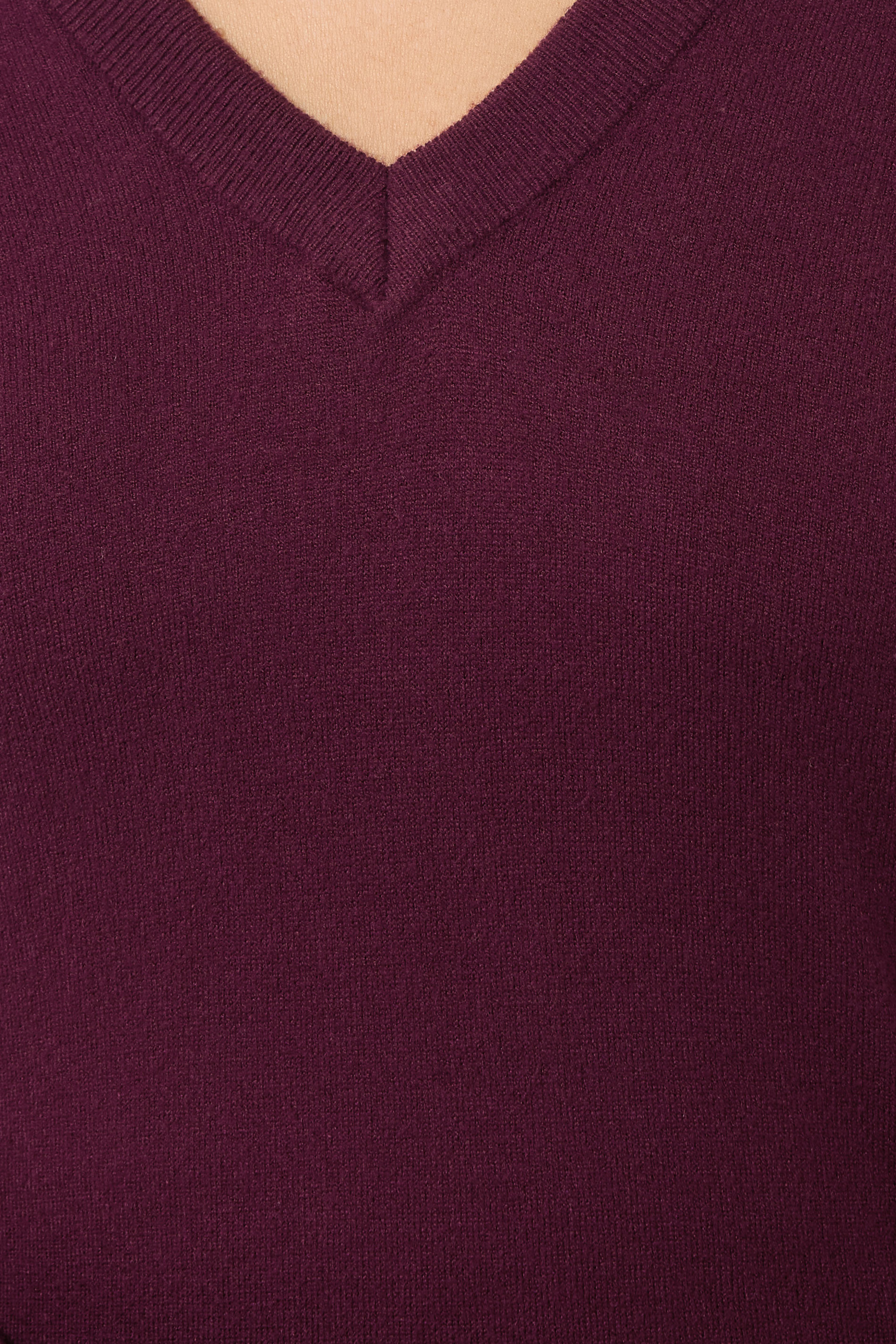 LTS Tall Cherry Red Knit V-Neck Jumper | Long Tall Sally 5