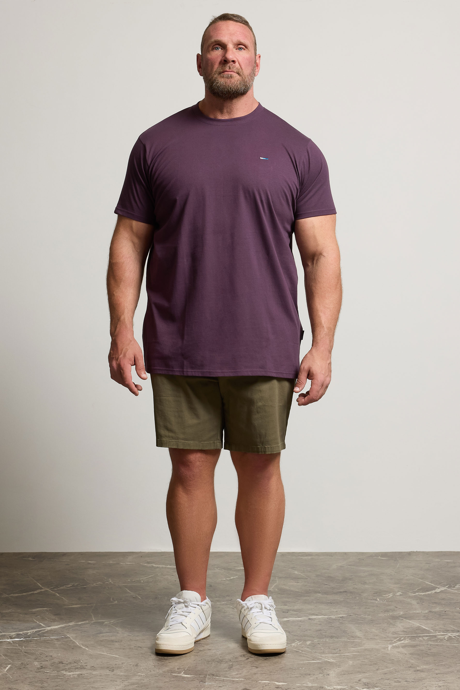 BadRhino Big & Tall Dark Purple Extra Long Core T-Shirt | BadRhino 1
