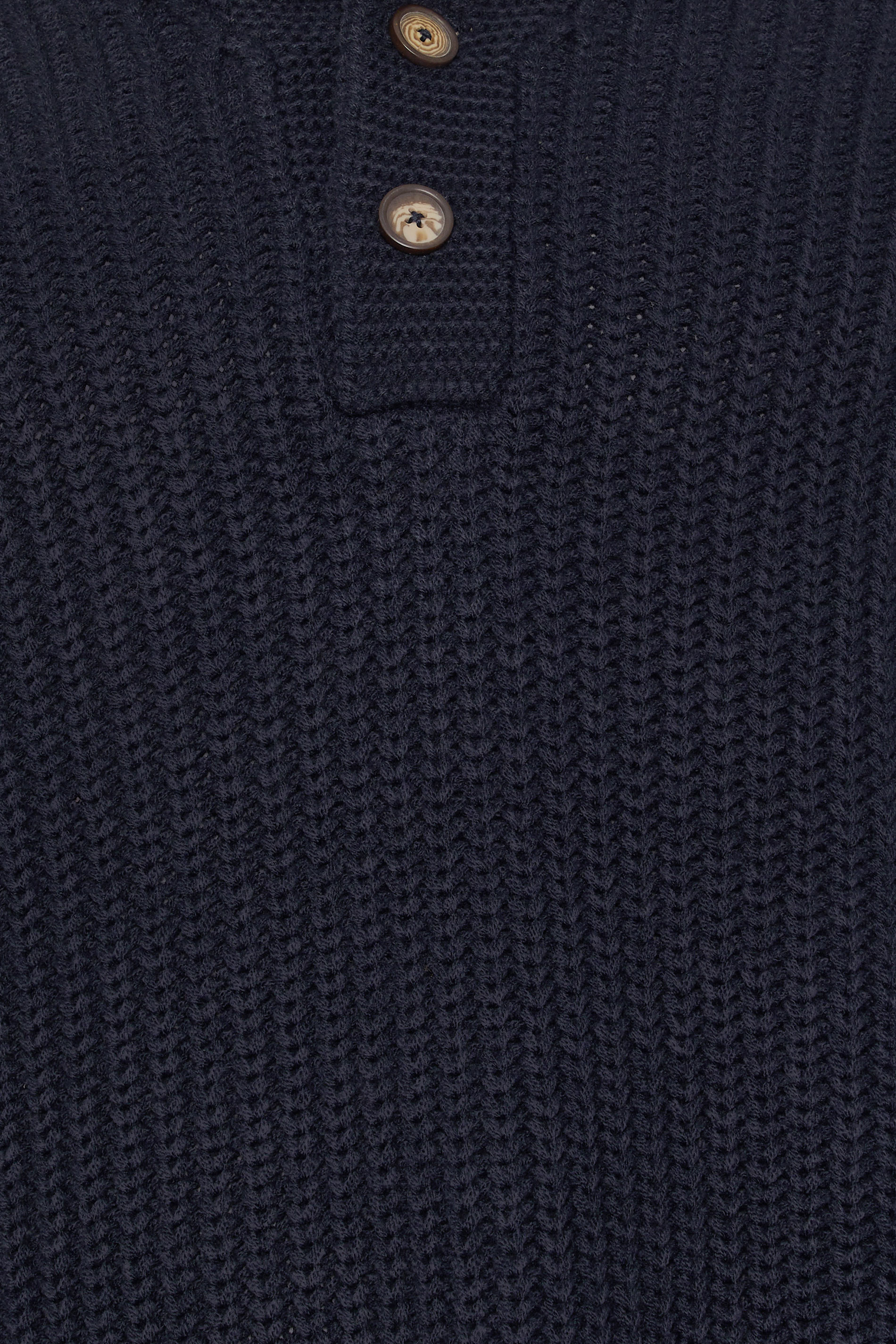 BadRhino Big & Tall Navy Blue Shawl Jumper | BadRhino 2