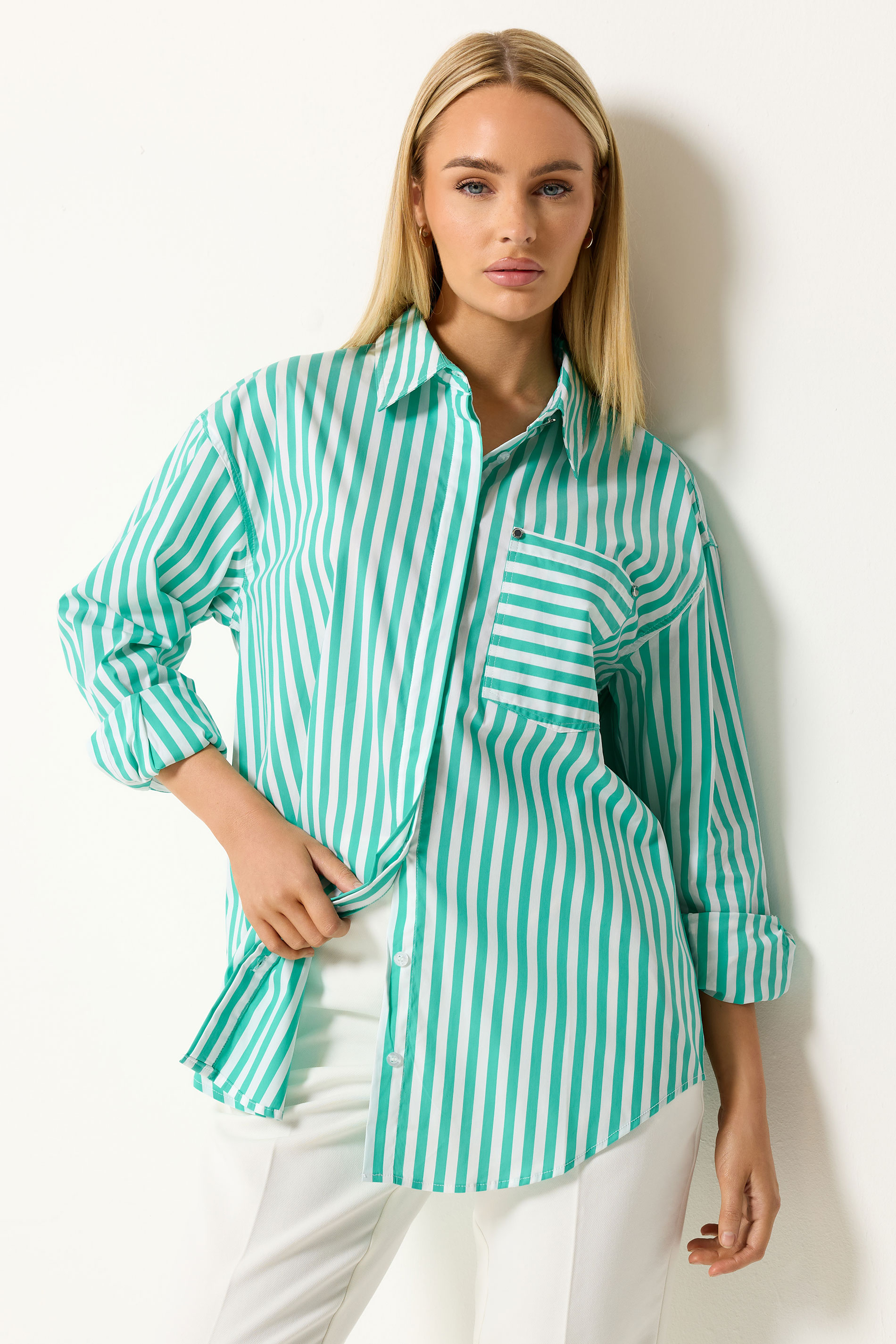 STAR Green Striped Long Sleeve Shirt | StarByJM 3