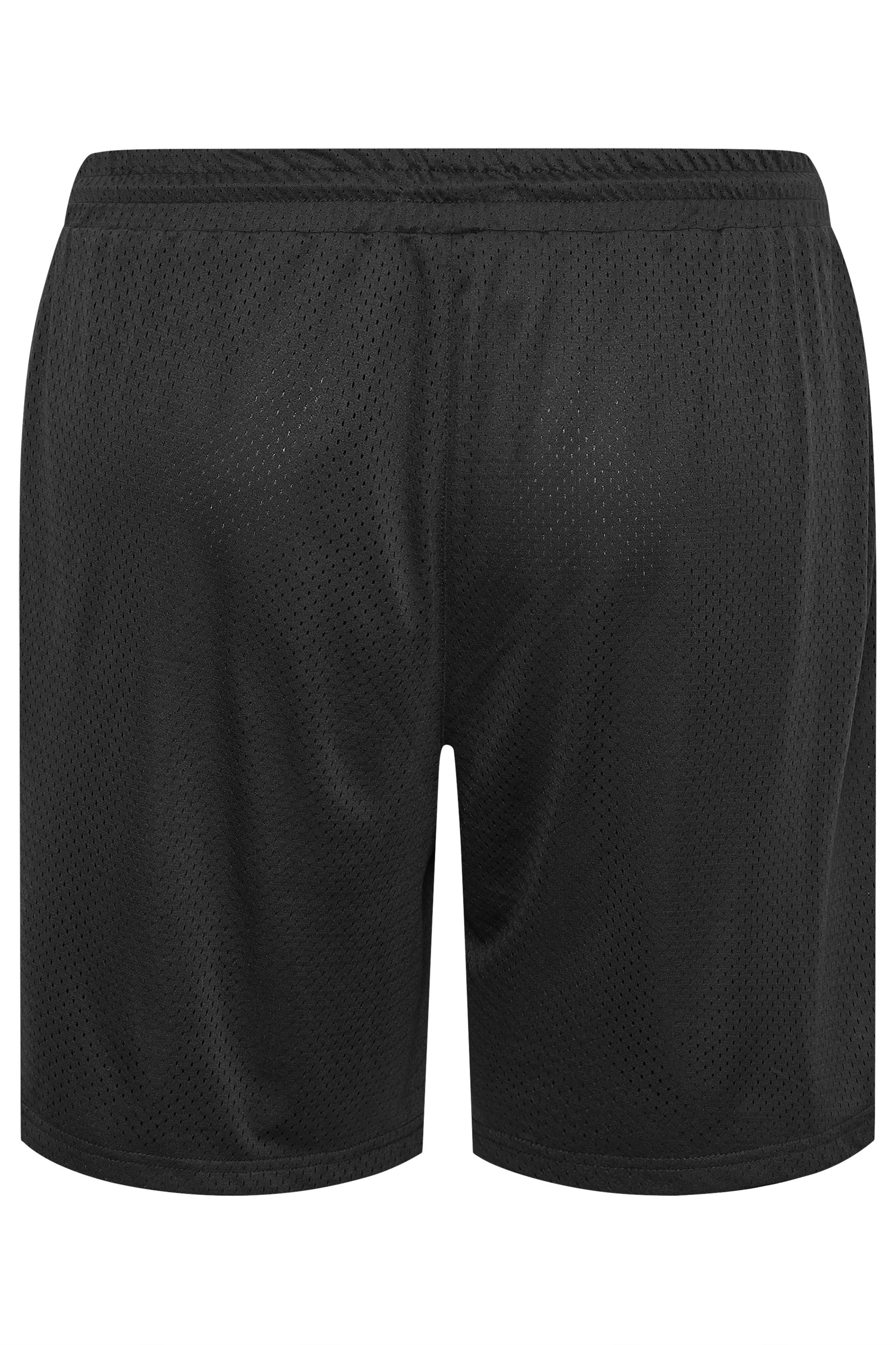 BadRhino Big & Tall Black Lightweight Mesh Shorts | BadRhino 8