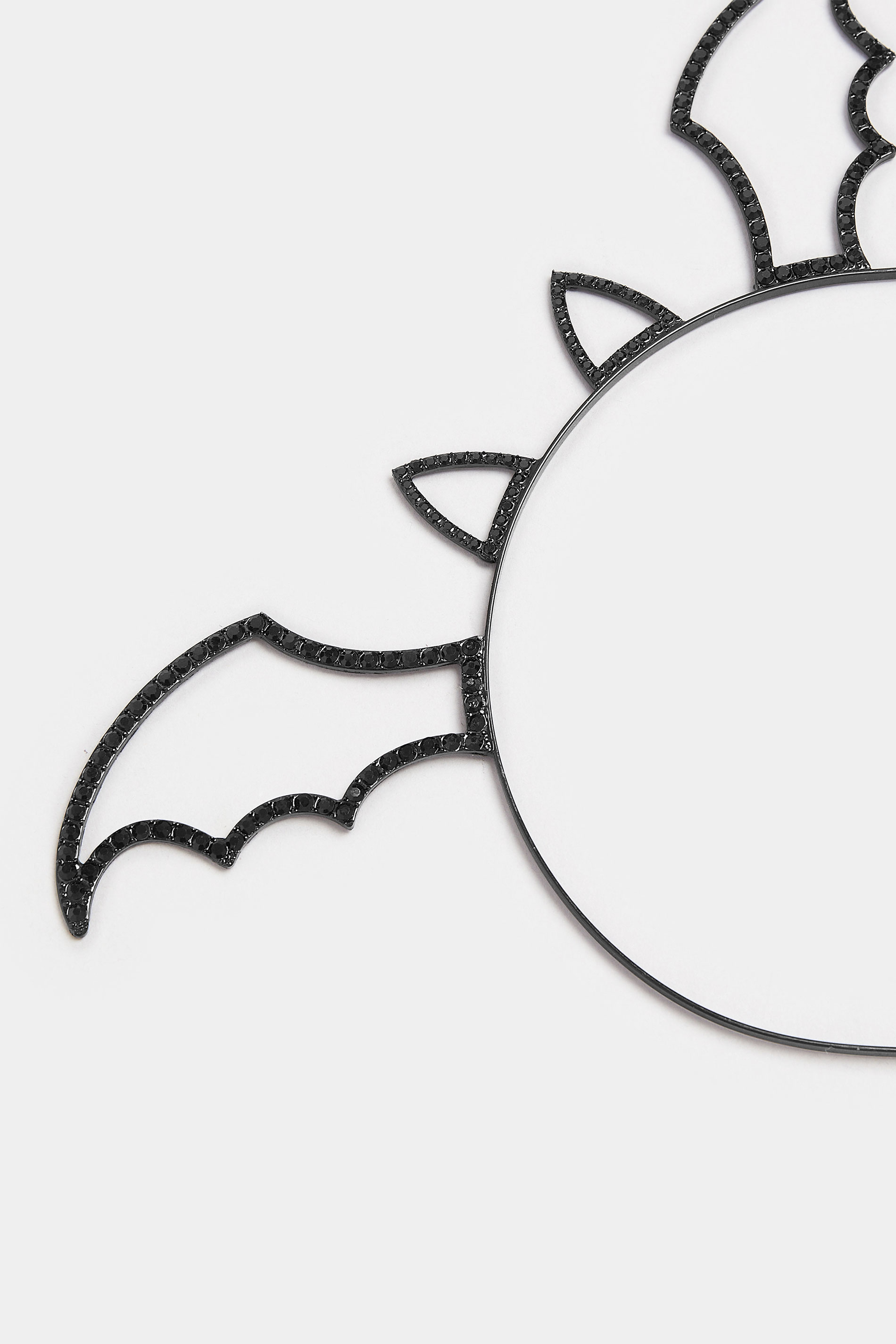 Black Novelty Bat Halloween Headband | Yours Clothing 2