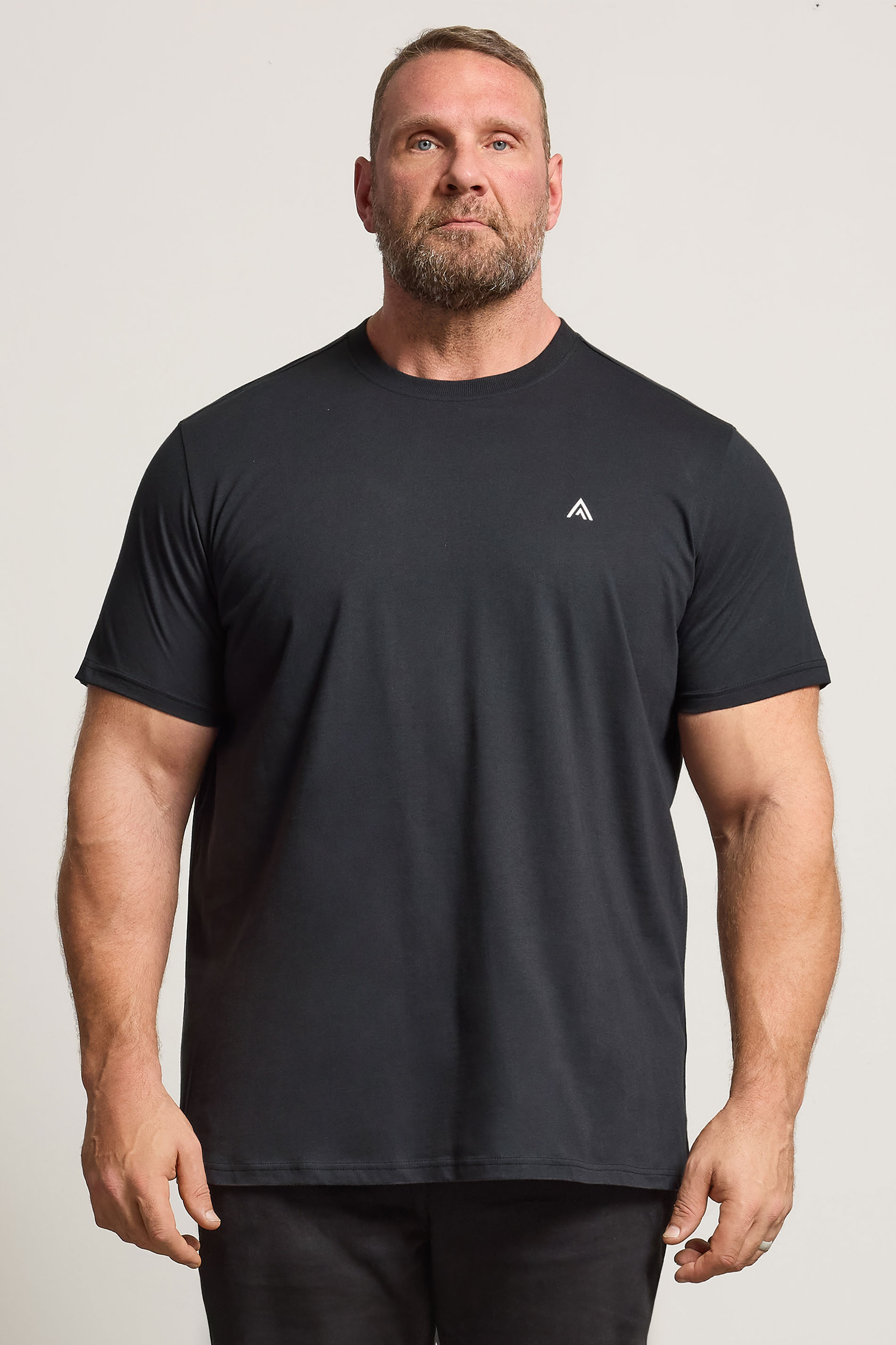STUDIO A Big & Tall Black Snake & Skull Graphic T-Shirt | BadRhino 3