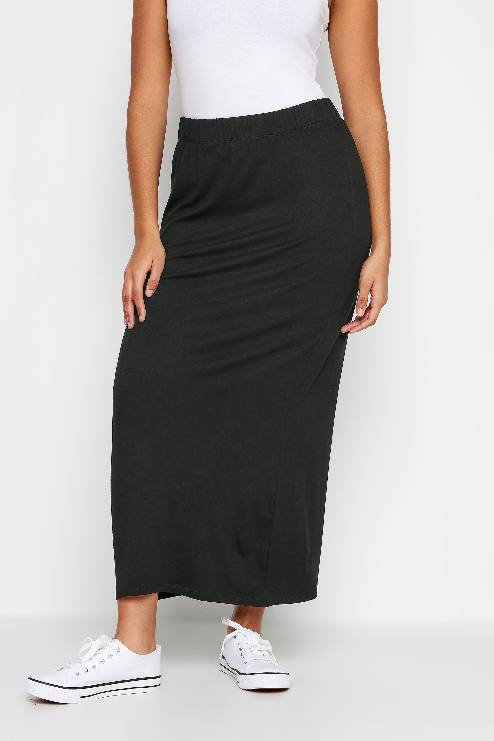 M&Co Black Tube Maxi Skirt | M&Co 1