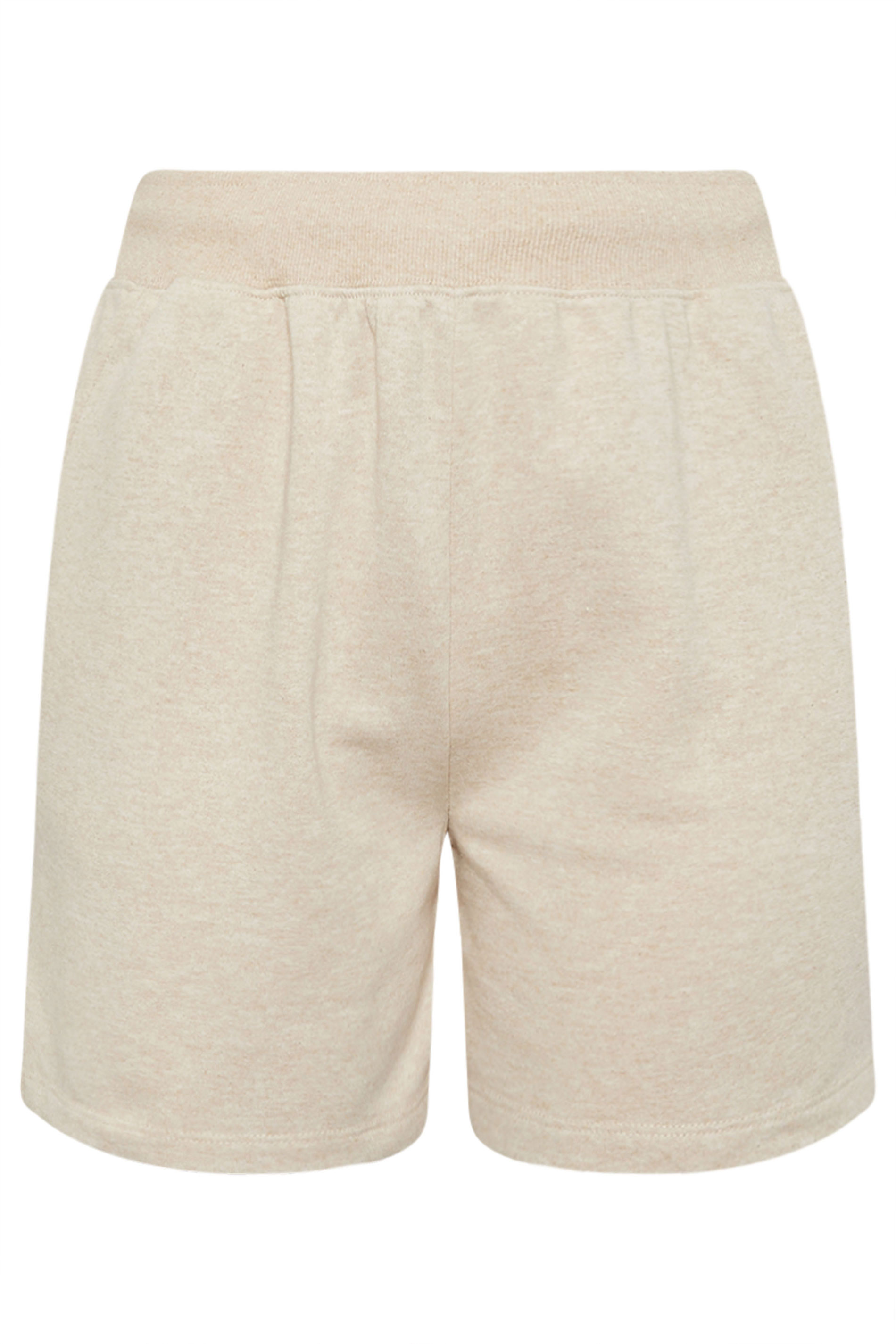 YOURS Plus Size Natural Brown Jogger Shorts | Yours Clothing 5