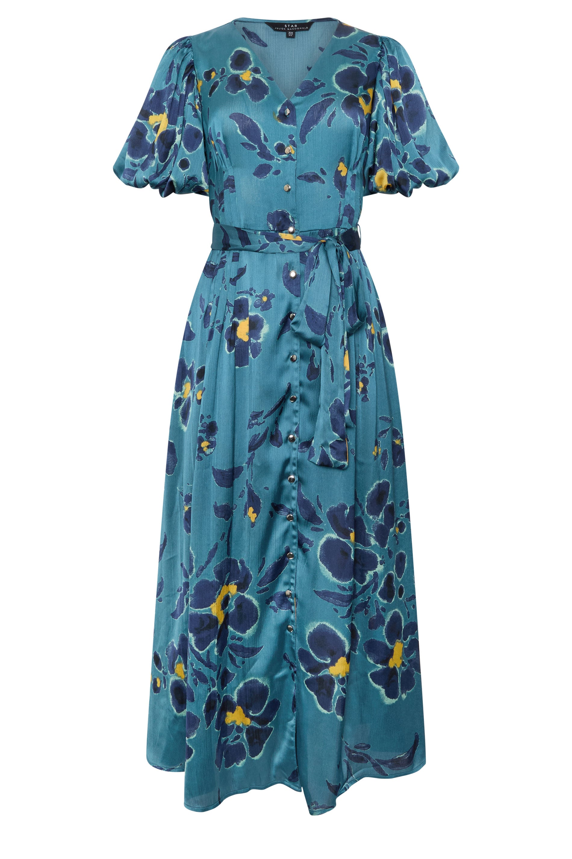 STAR Blue Floral Shirt Dress | StarByJM 5