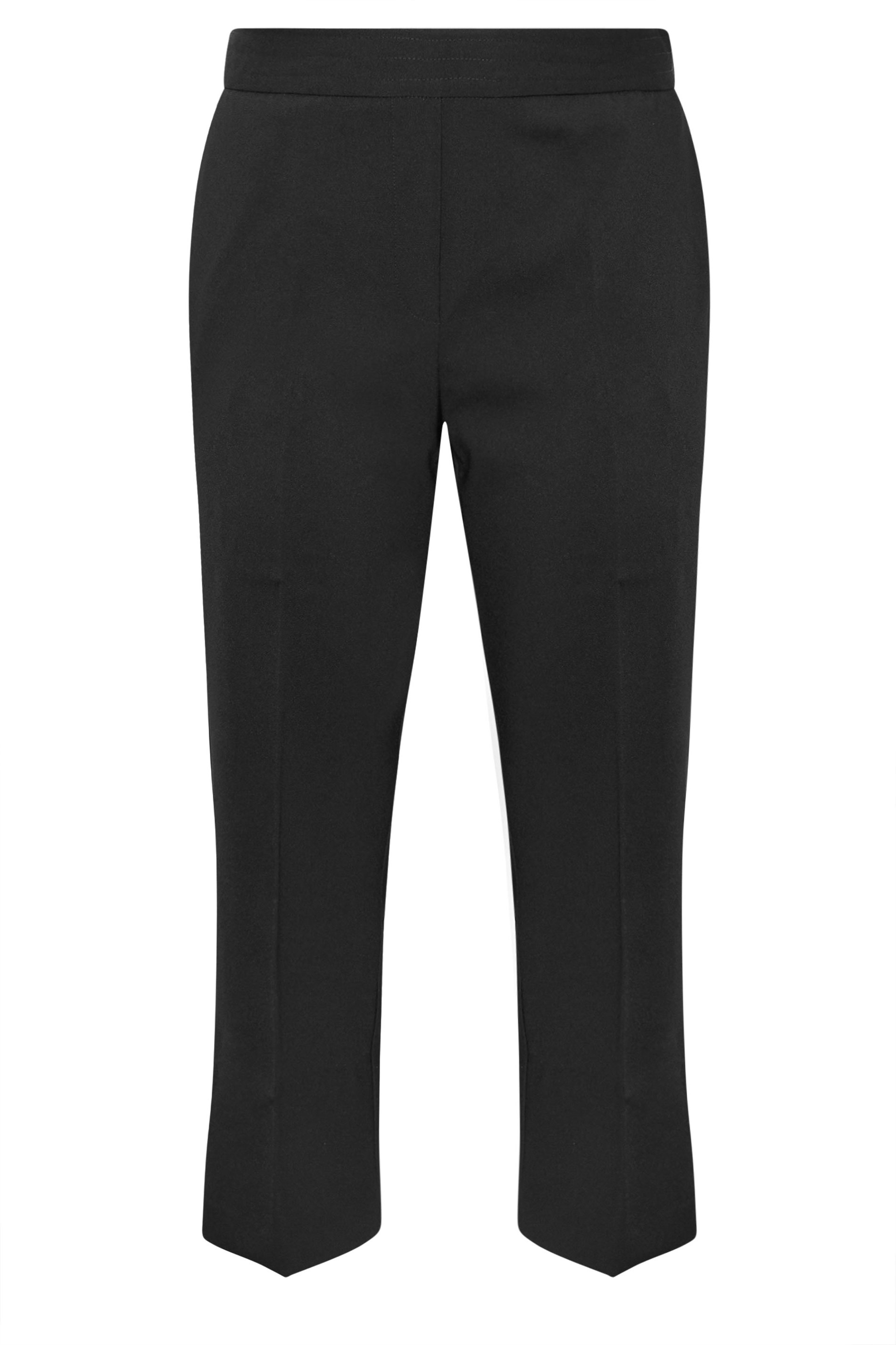 EVANS Plus Size Black Formal Wide Leg Trousers| Evans 5