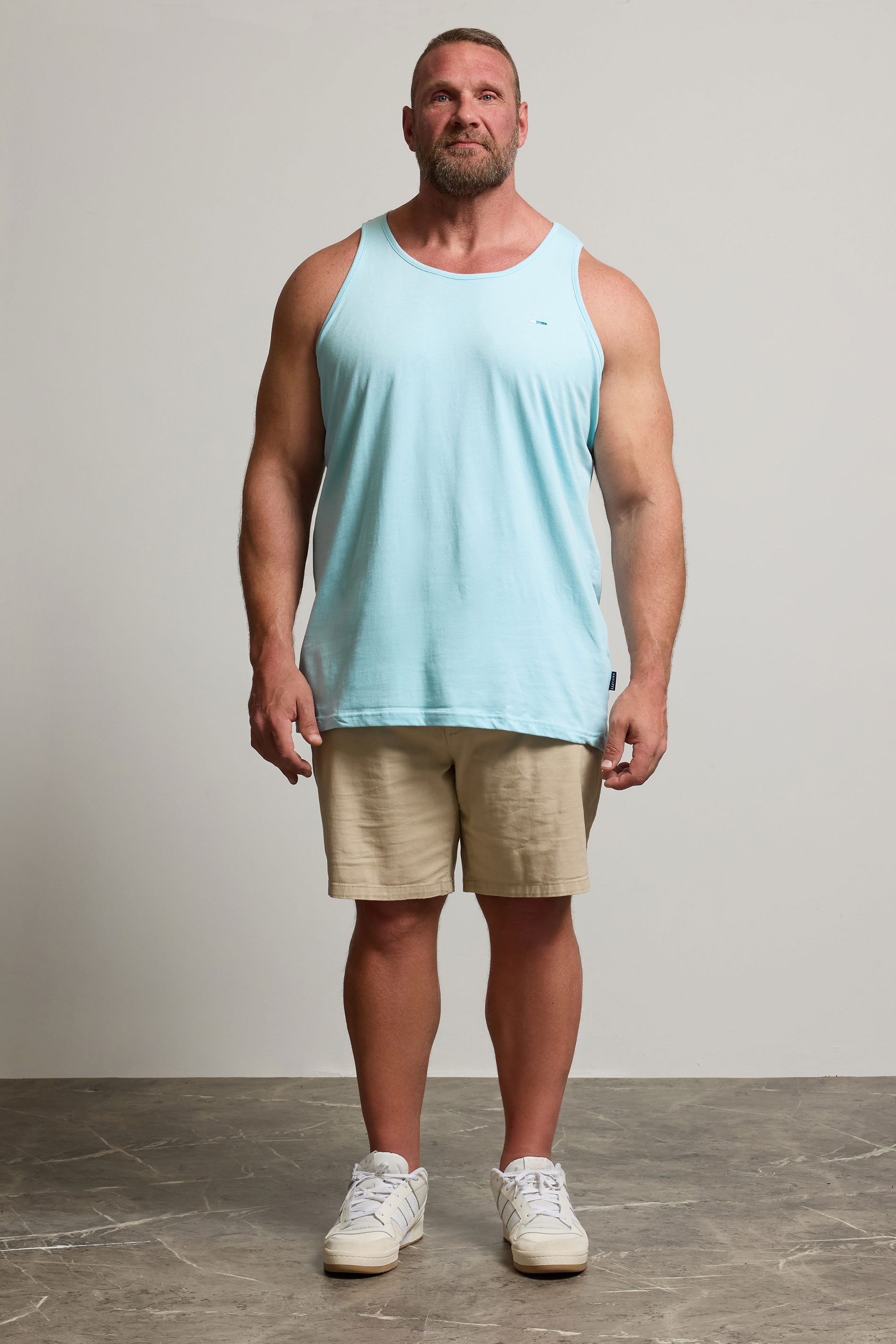 BadRhino Big & Tall Light Blue Vest Top | BadRhino 2