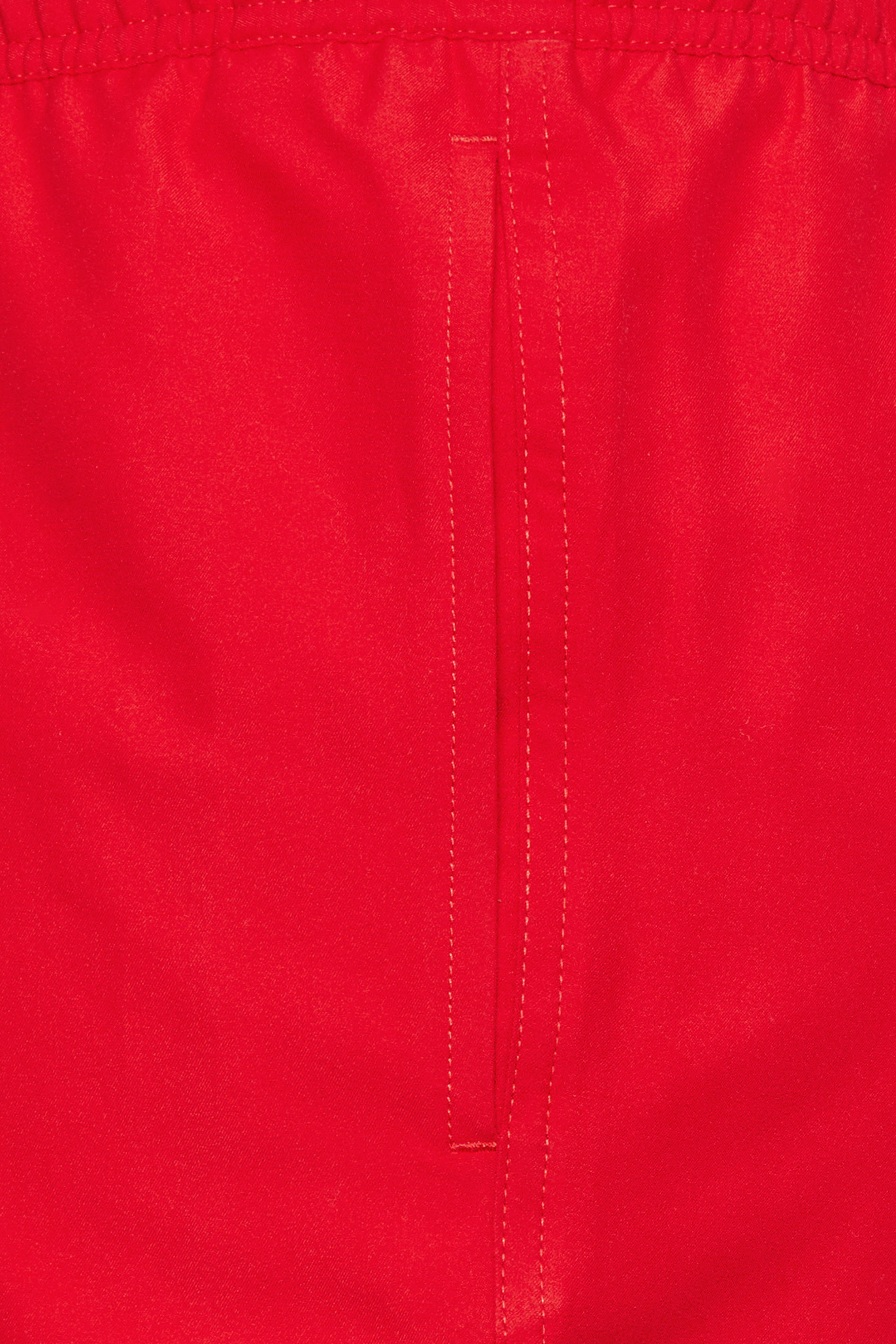 BadRhino Big & Tall Red Plain Swim Shorts | BadRhino 2