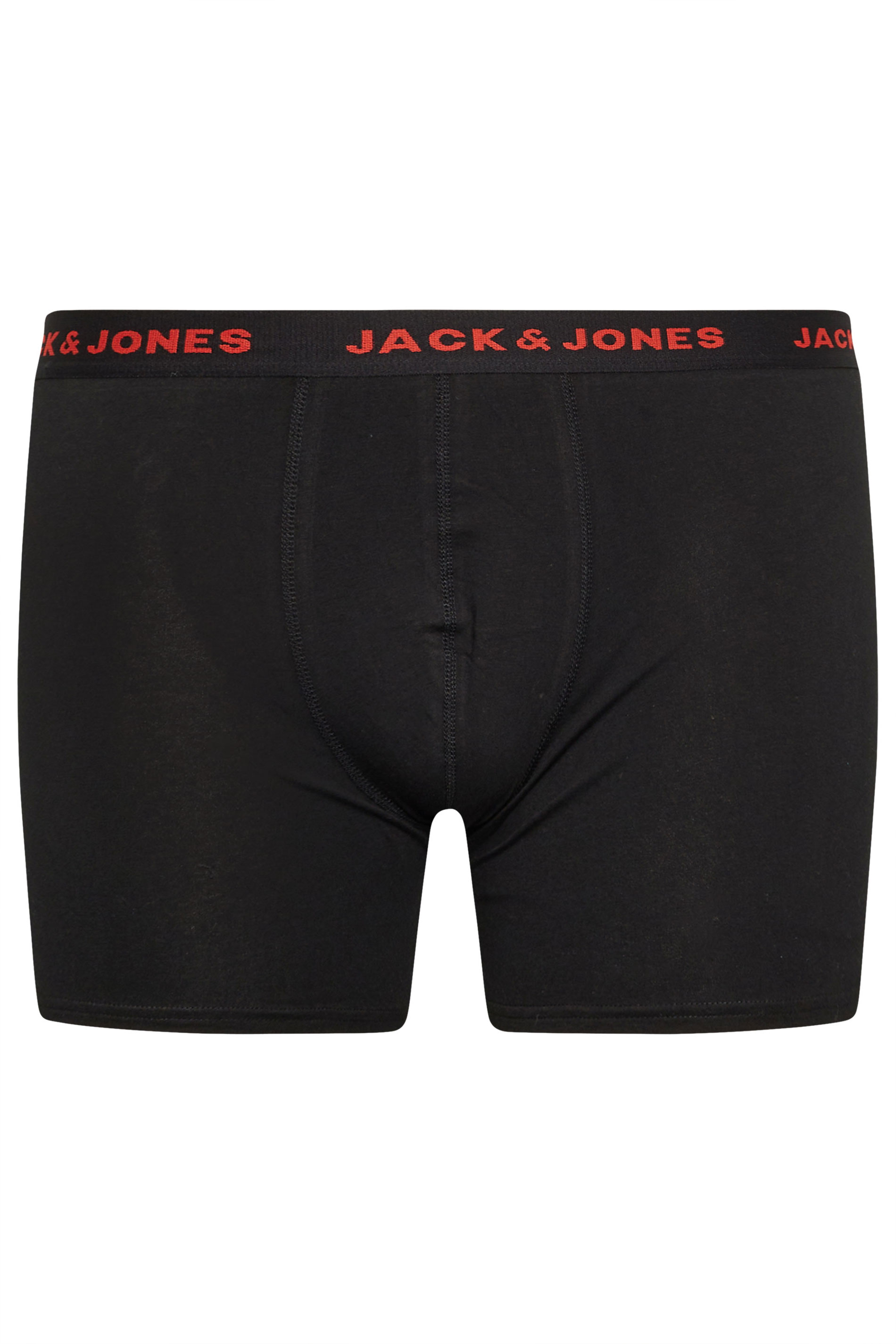 JACK & JONES Big & Tall Black 7 Pack Basic Boxers | M&Co 6