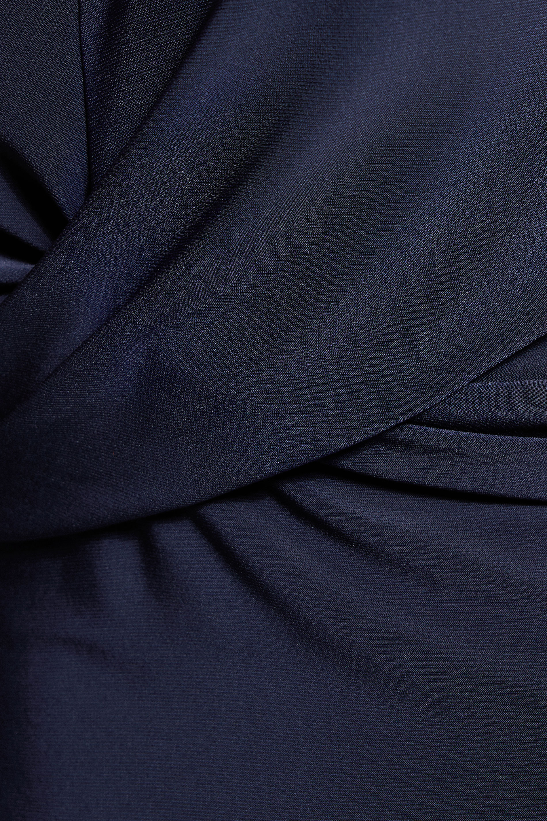 LTS Tall Navy Blue Ruched Bust Midi Dress | Long Tall Sally 4