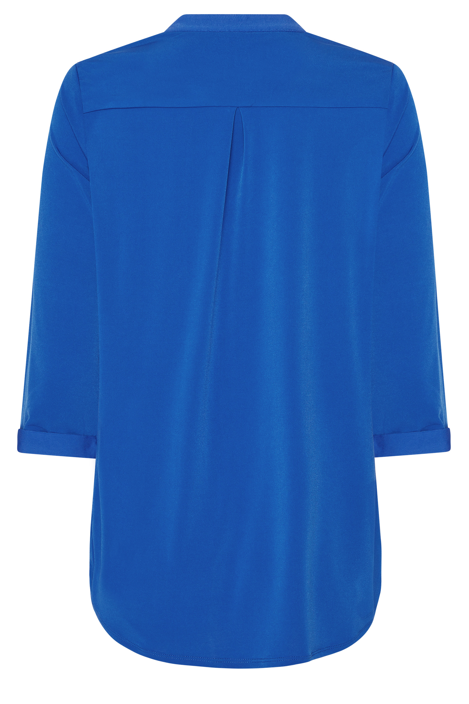 M&Co Blue Half Placket Blouse | M&Co 7