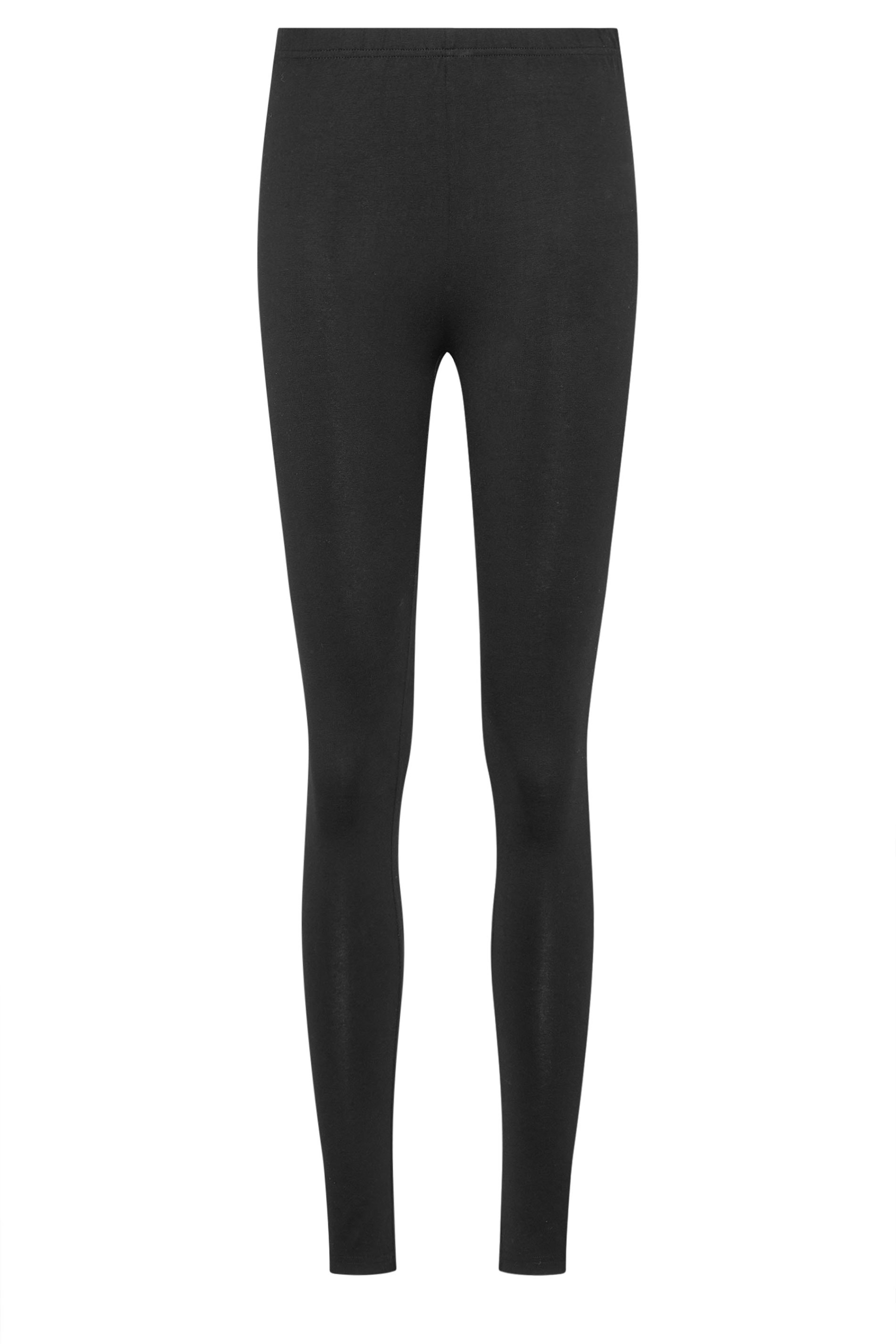 LTS PREMIUM Tall Womens Black Cotton Stretch Leggings | Long Tall Sally 5