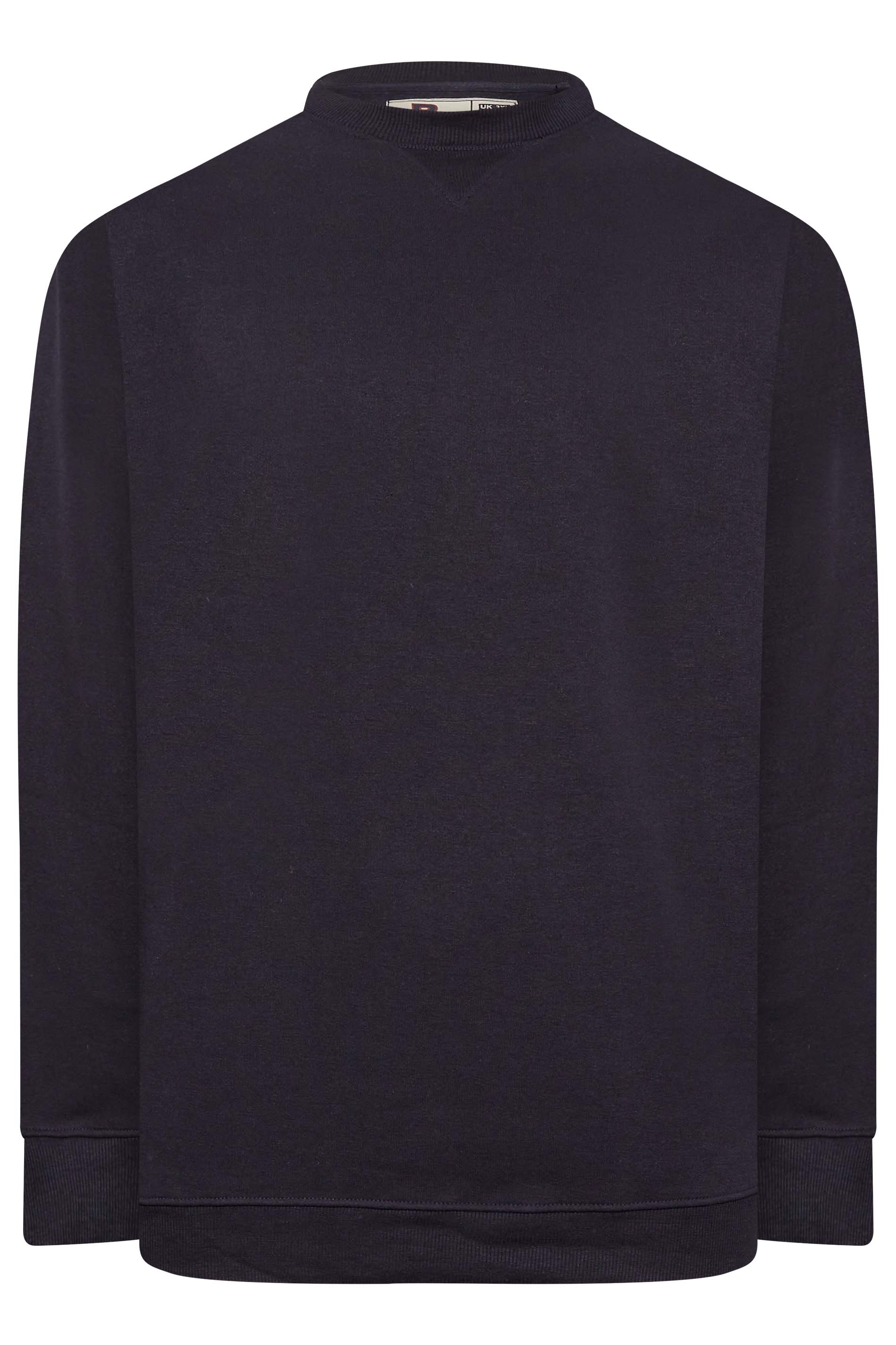 D555 Big & Tall Navy Blue Rockford Sweatshirt | BadRhino 2