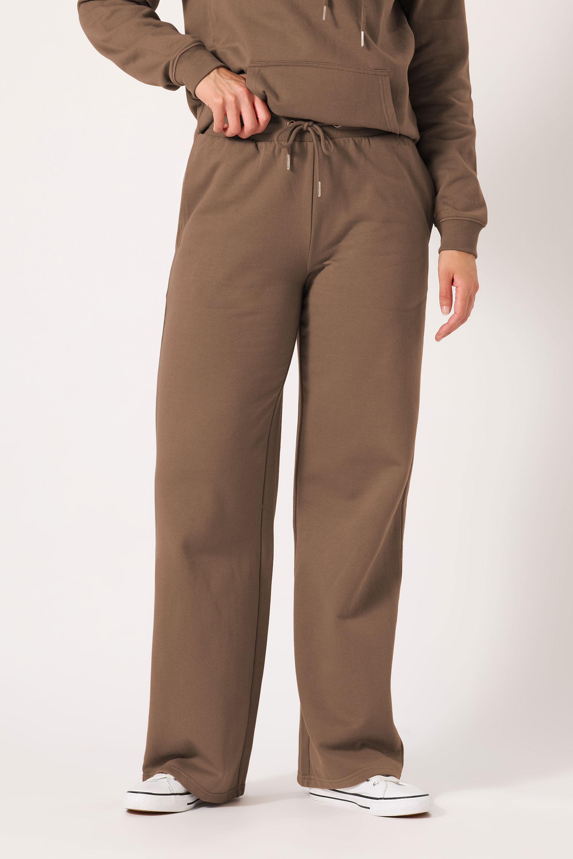 LTS Tall Women's Brown Wide Leg Jogger | Long Tall Sally 3