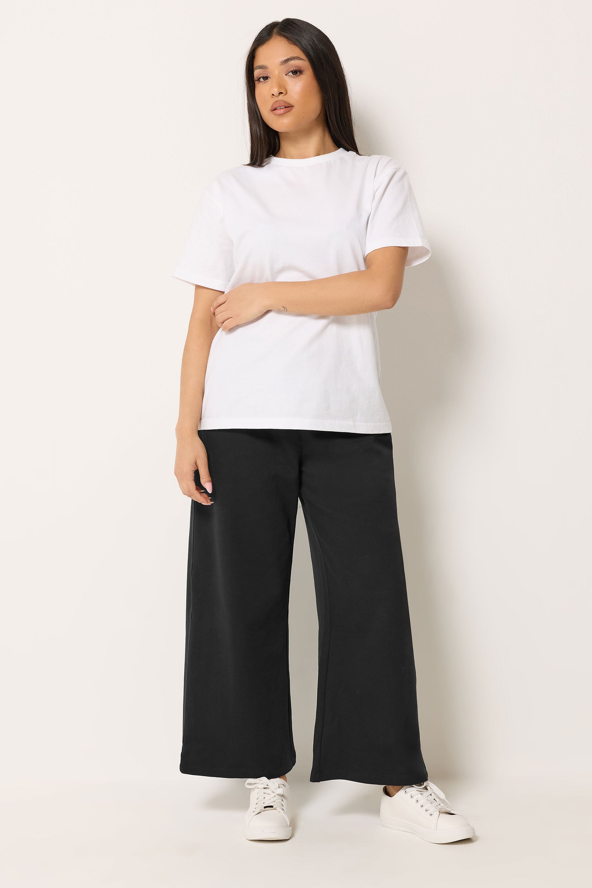 M&Co Petite 2 PACK Black Wide Leg Joggers | M&Co 5