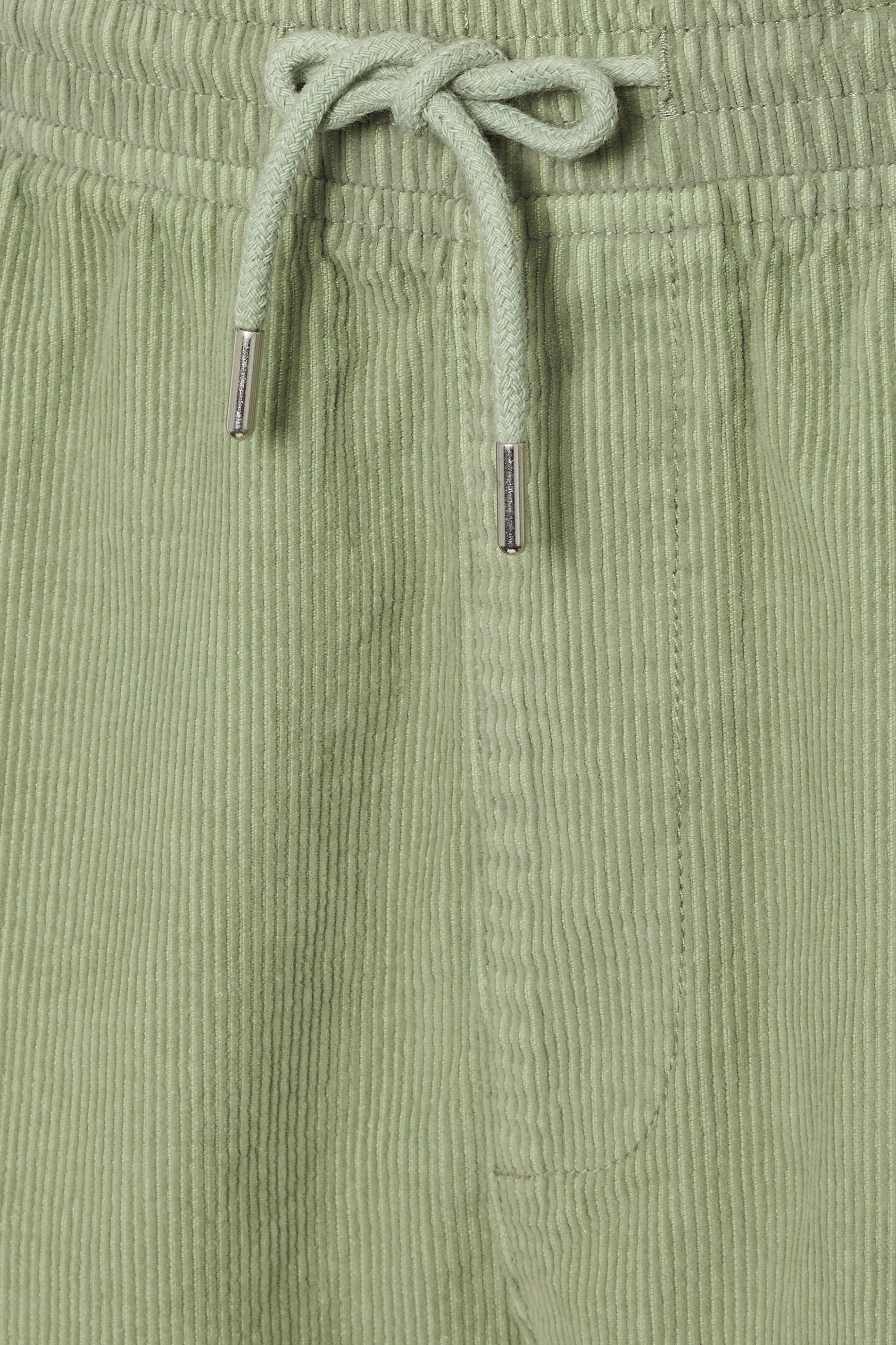 BadRhino Big & Tall Green Elasticated Waist Corduroy Shorts | BadRhino 8