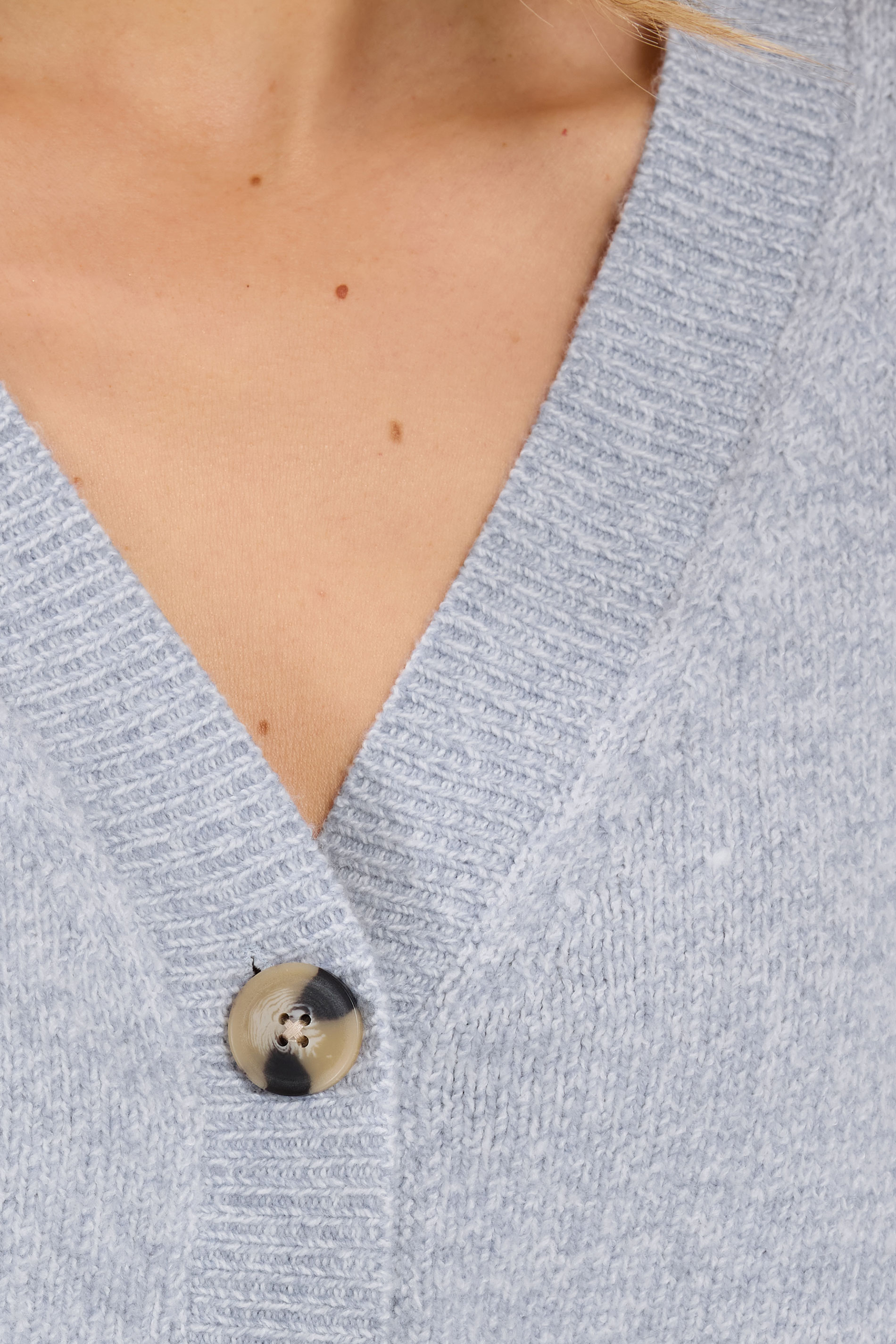 LTS Tall Blue Seam Detail Knitted Cardigan | Long Tall Sally 5