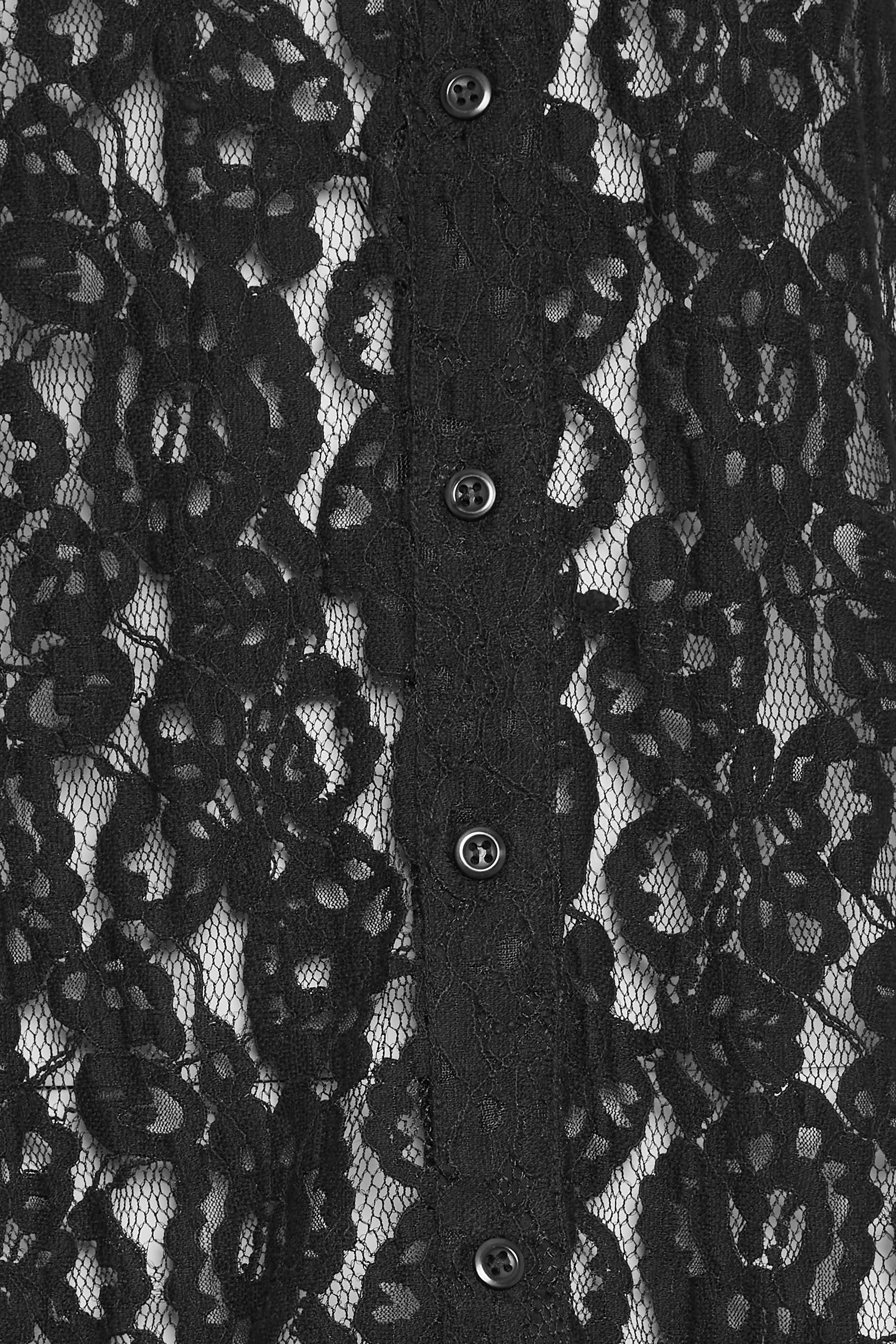 LTS Tall Black Lace Long Sleeve Shirt | Long Tall Sally 6