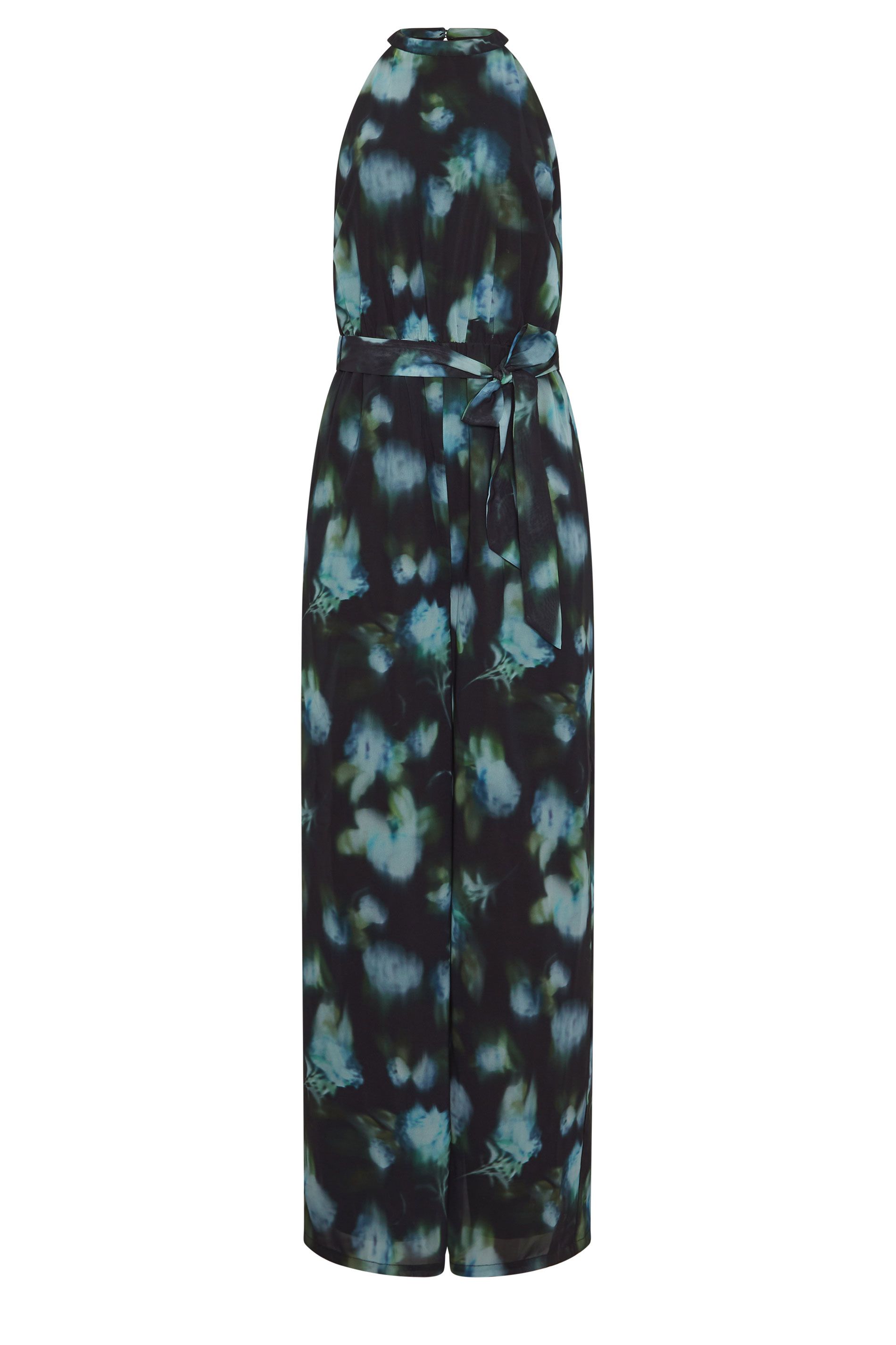 LTS Tall Women's Black Floral Halterneck Jumpsuit | Long Tall Sally 5