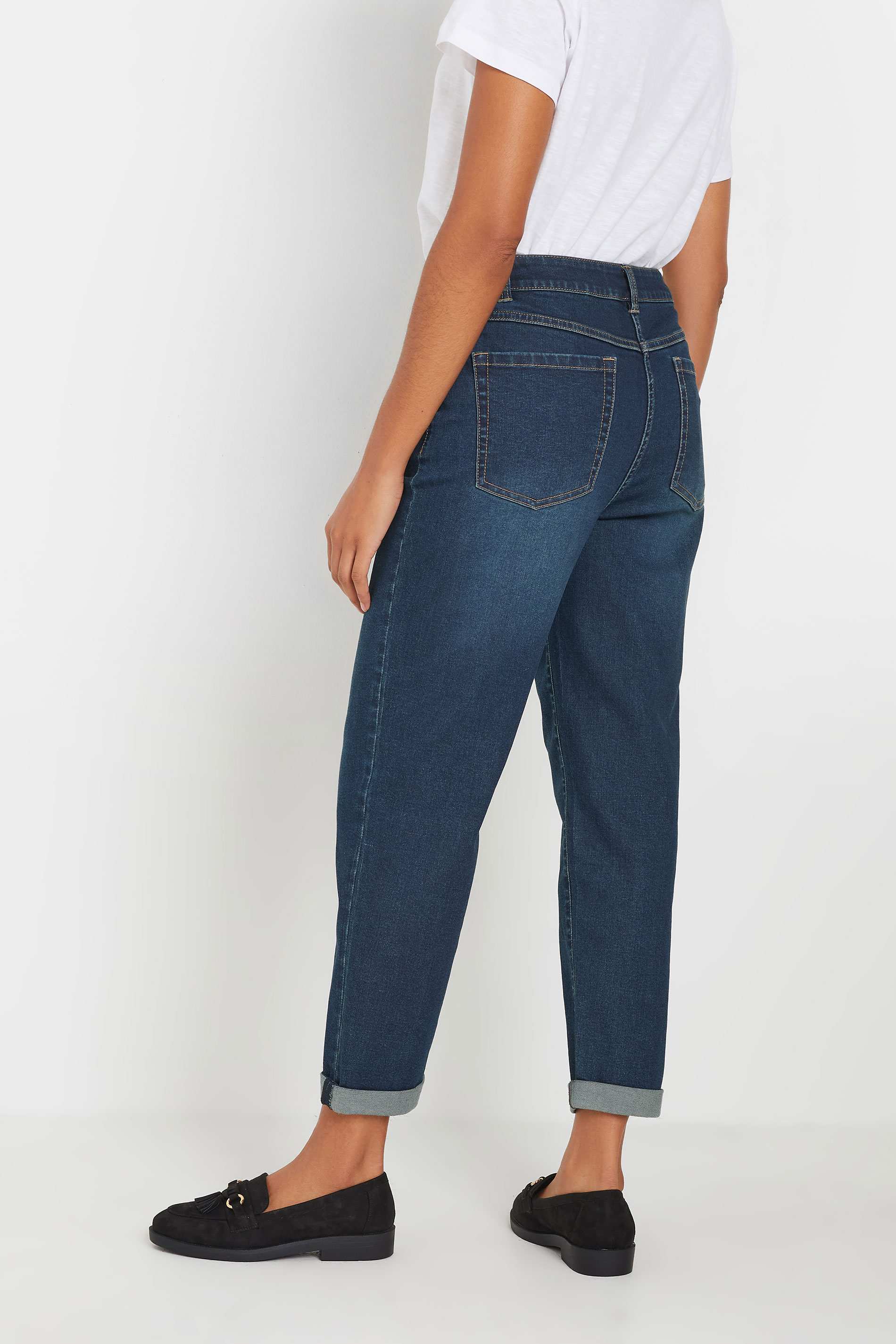 M&Co Indigo Blue Mom Jeans | M&Co 5