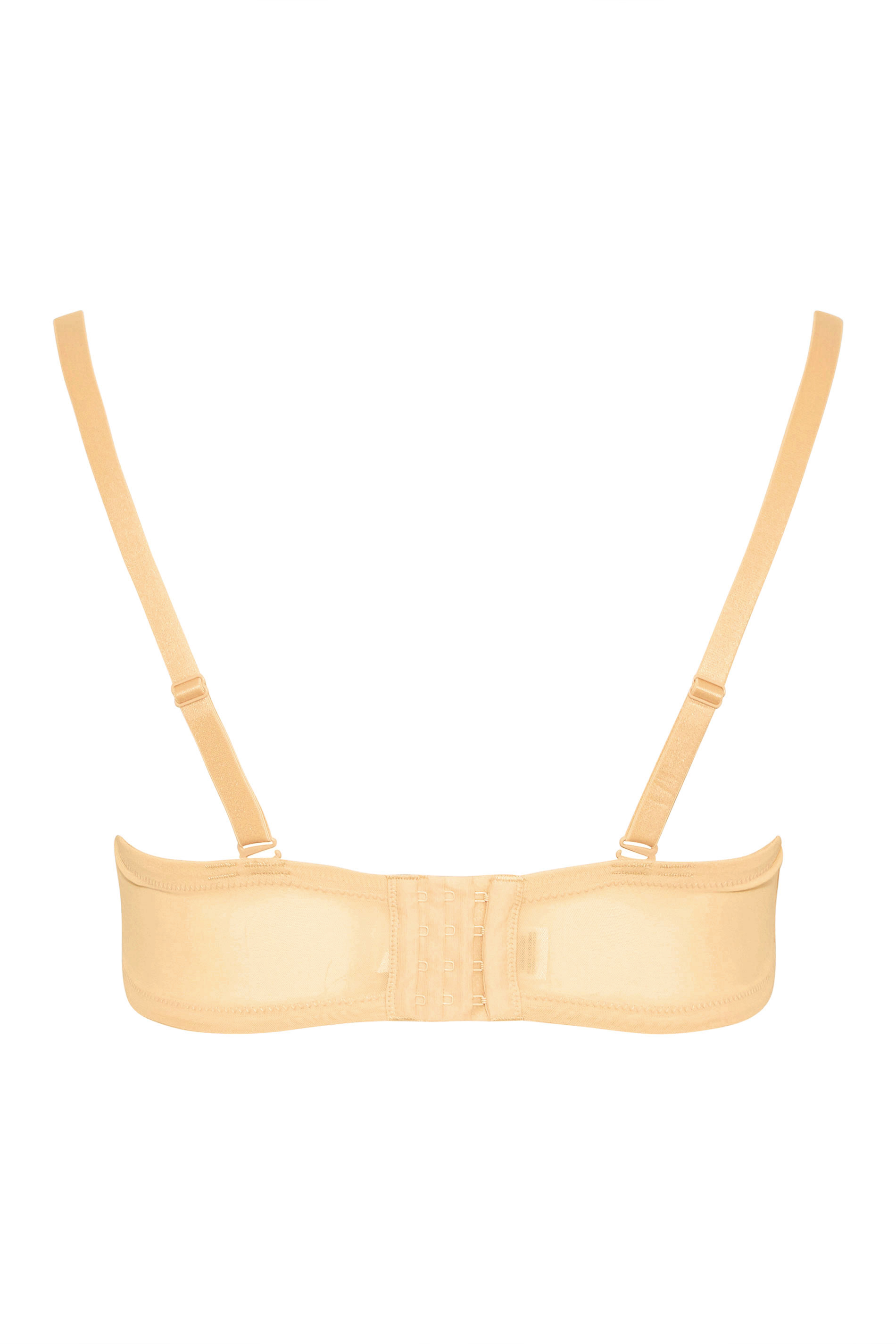 YOURS Plus Size Nude Moulded Underwired Full Cup Multiway Bra With Removable Straps | Yours Clothing 6