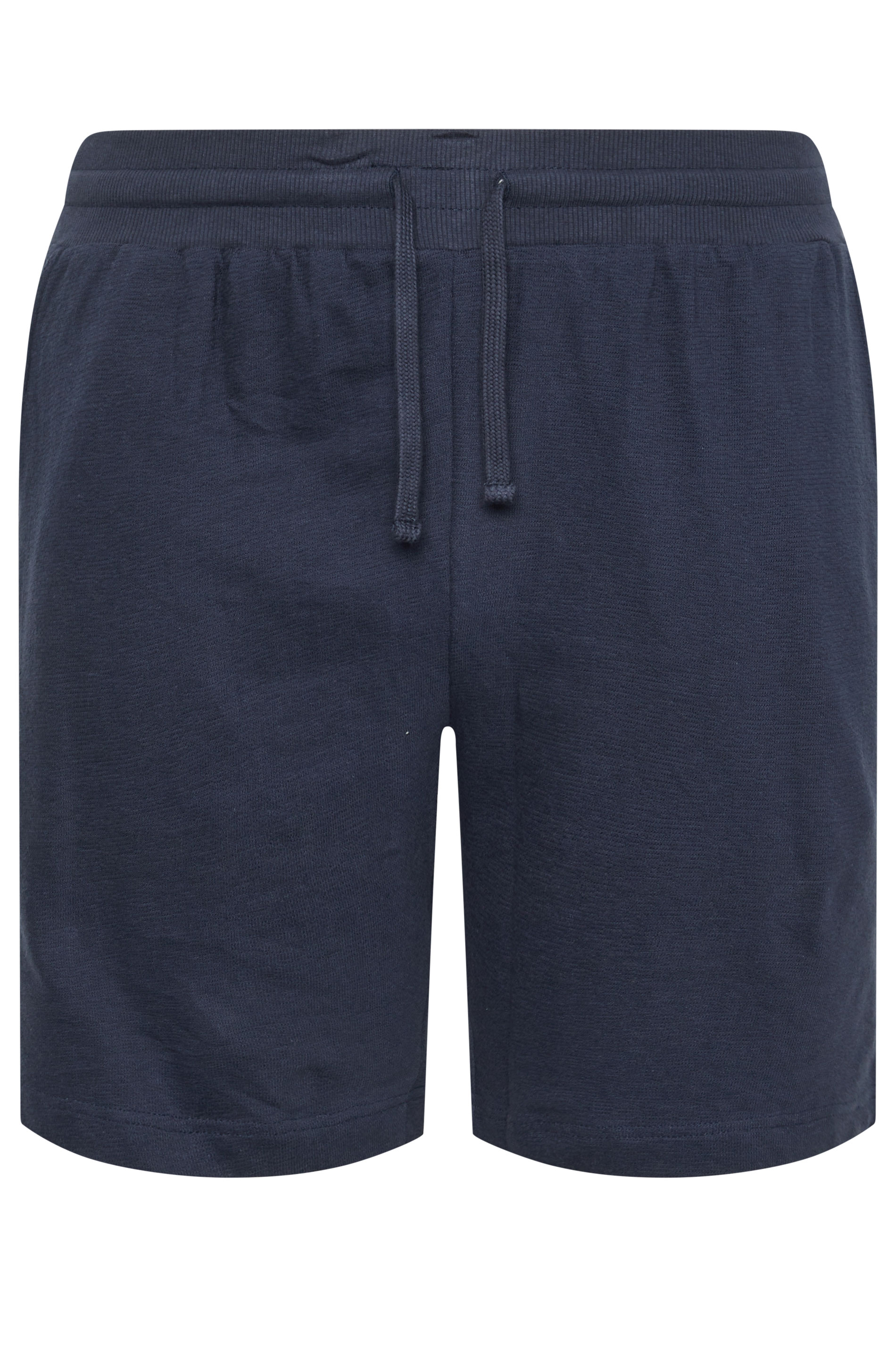 BadRhino Big & Tall Navy Blue Textured Shorts | BadRhino 5