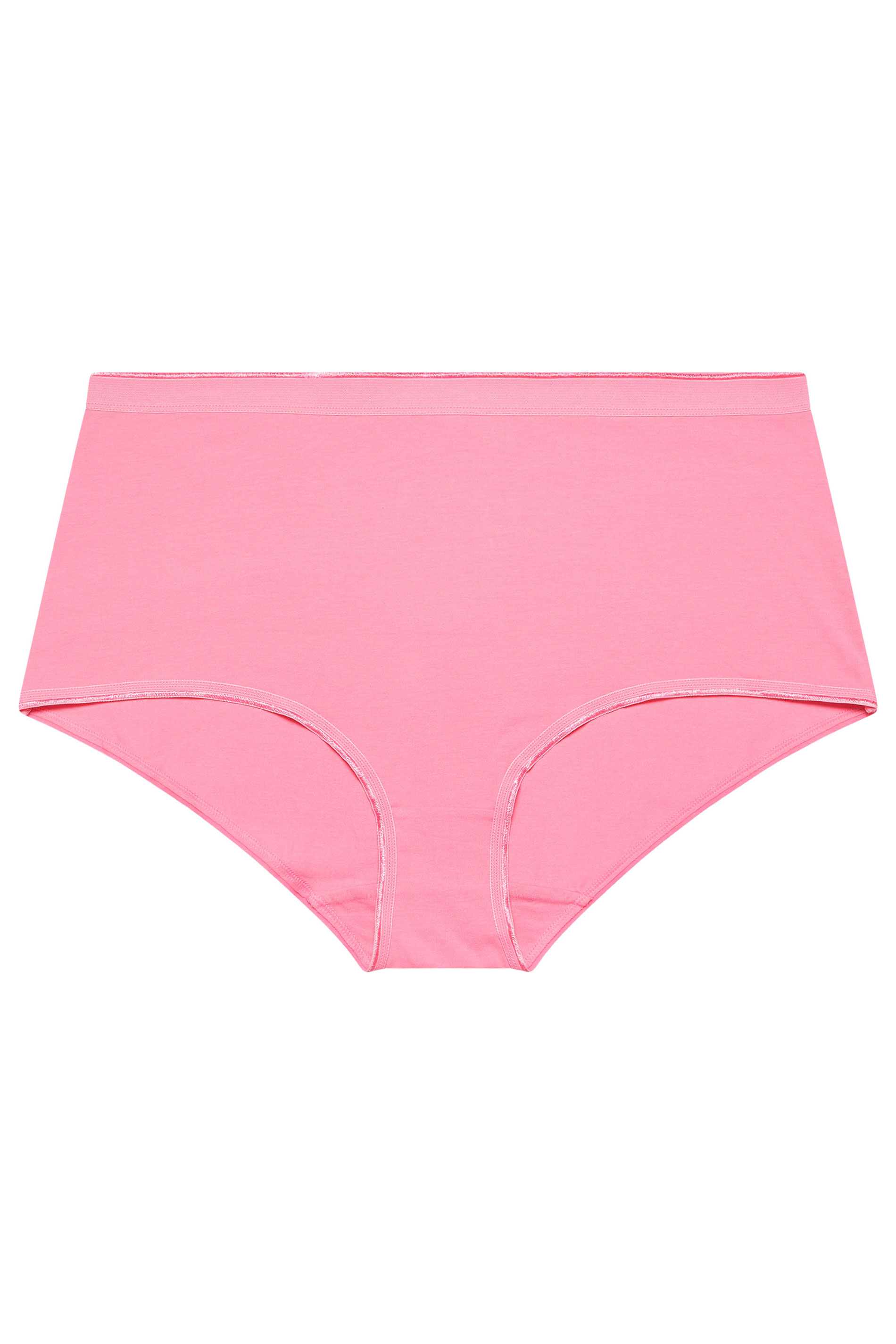 YOURSET 5 PACK Plus Size Pink & Navy Blue Floral Butterfly Full Briefs | Yours Clothing 10