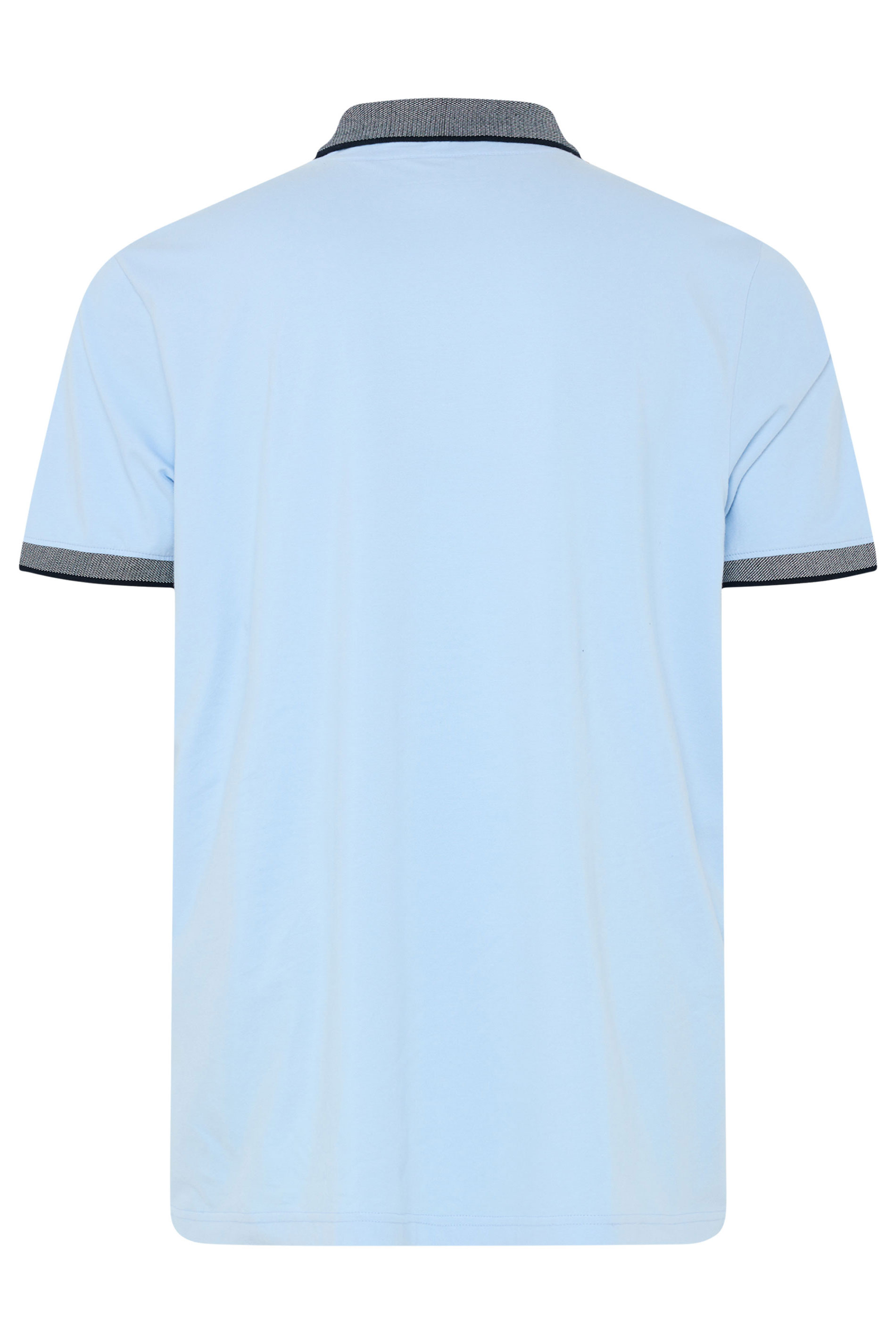 BadRhino Big & Tall Blue Chambray Pocket Polo Shirt | BadRhino 8