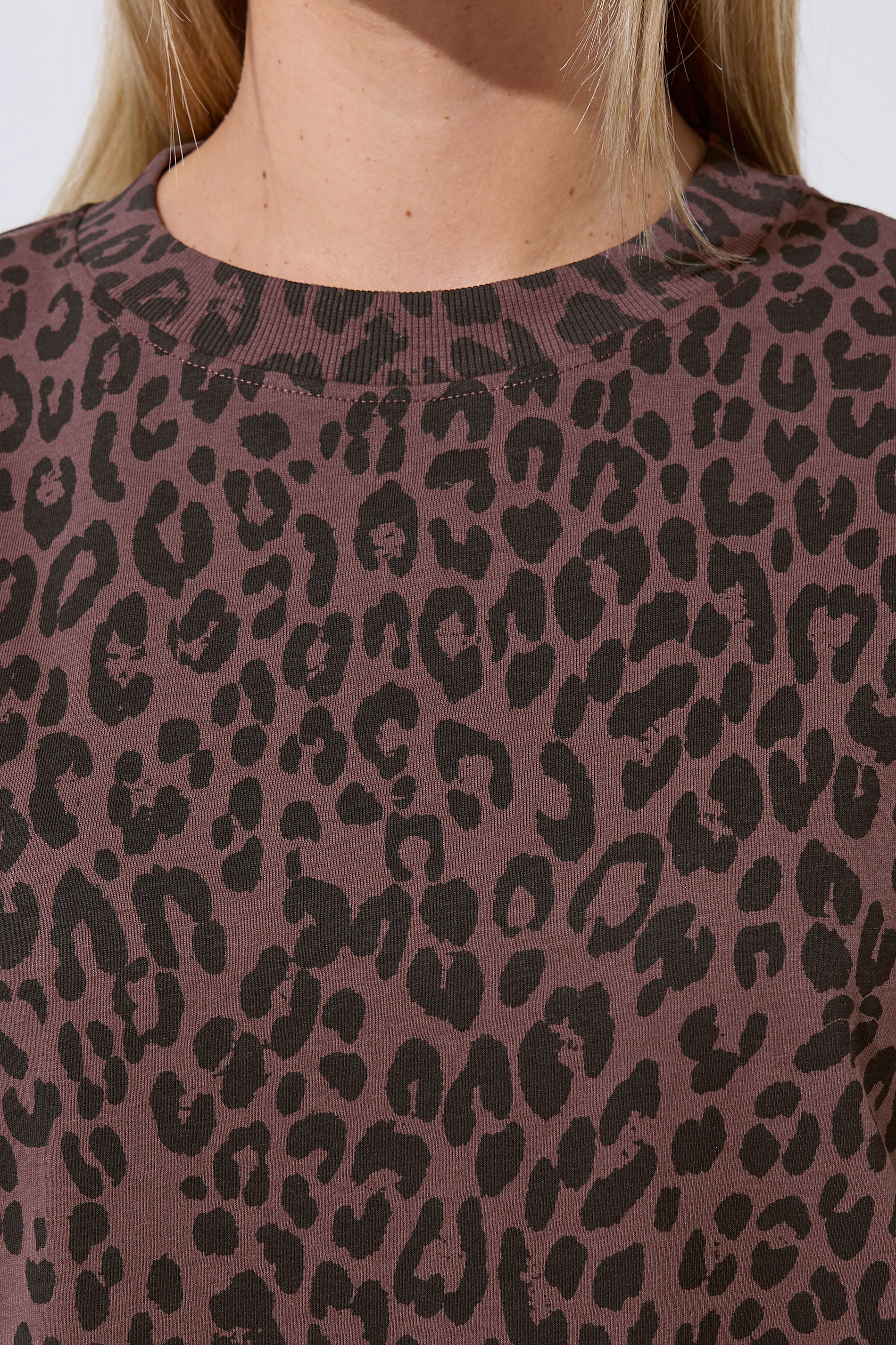 LIMITED COLLECTION Plus Size Chocolate Brown Leopard T-Shirt | Yours Clothing 4