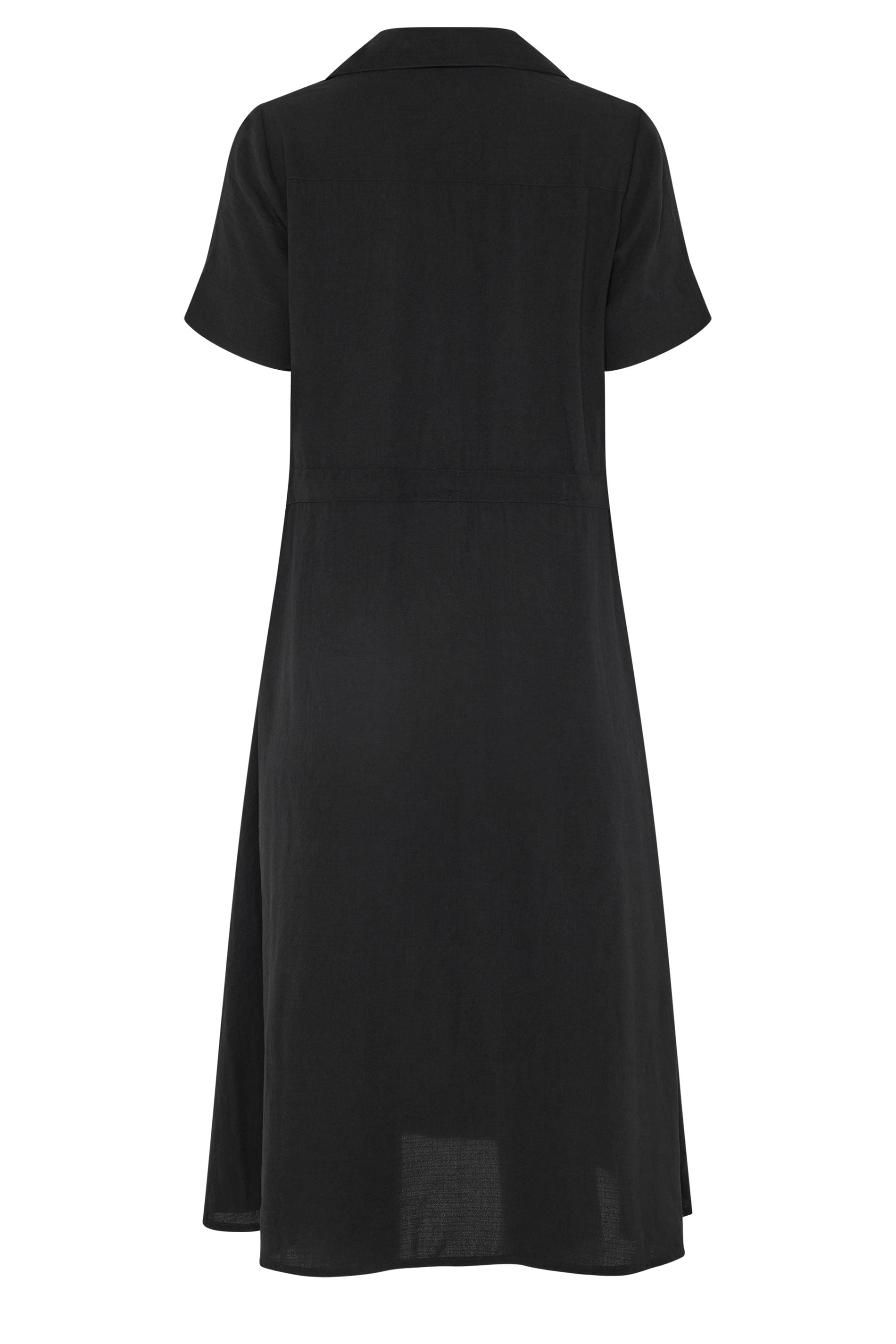 M&Co Petite Black Utility Shirt Dress | M&Co 6