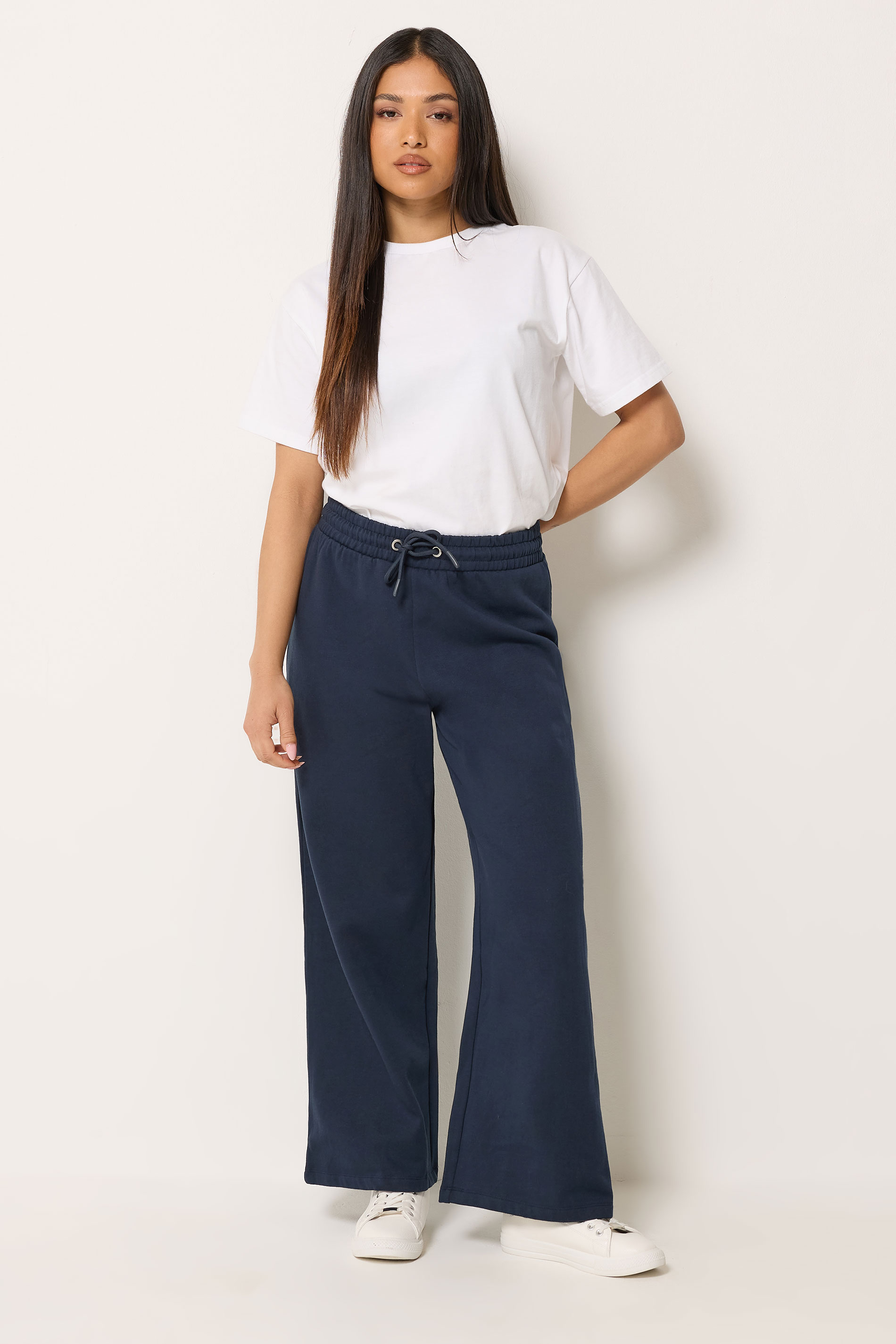 M&Co Petite 2 PACK Navy Blue Wide Leg Joggers | M&Co 2