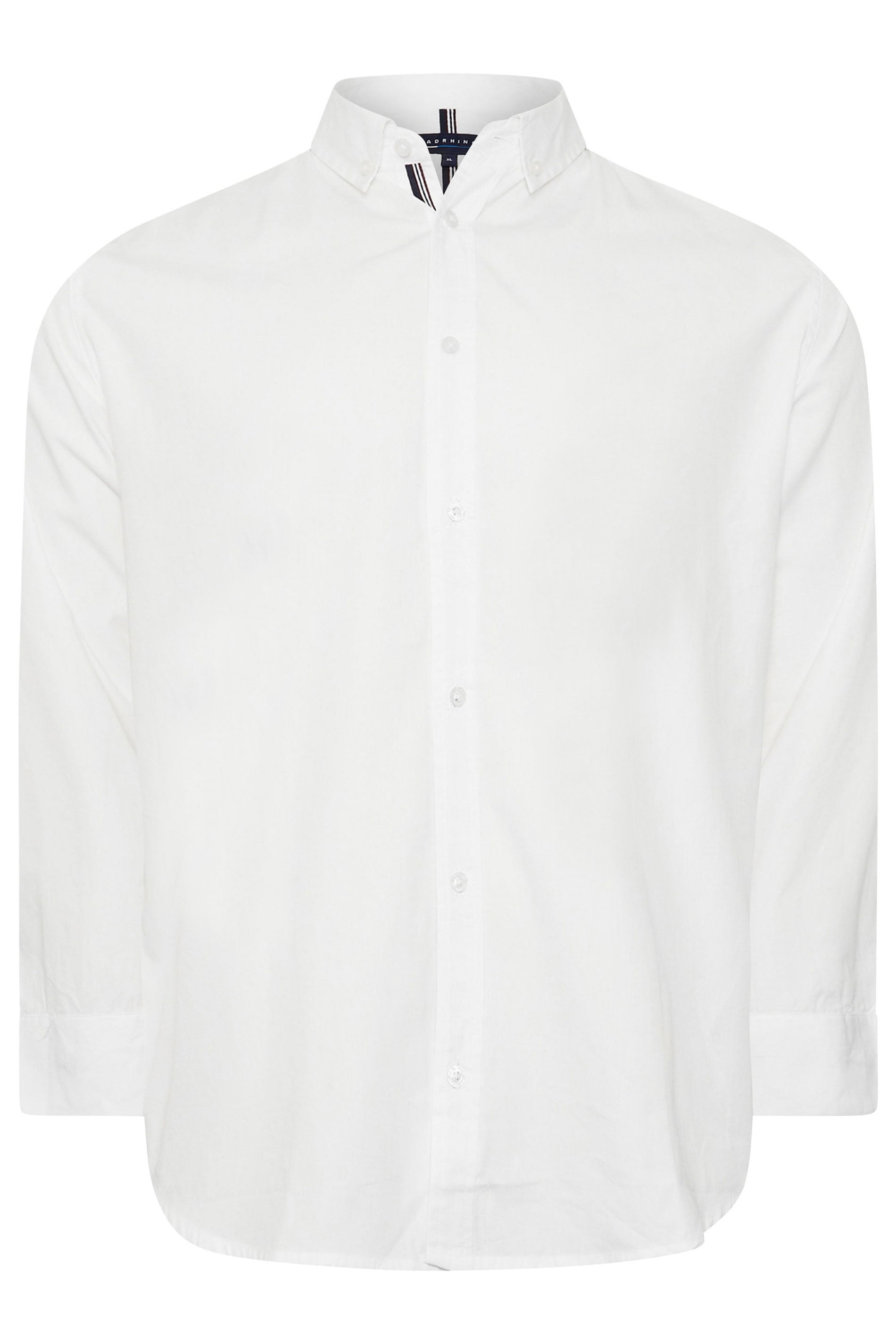 BadRhino Big & Tall 2 PACK White Long Sleeve Poplin Shirts | BadRhino 10