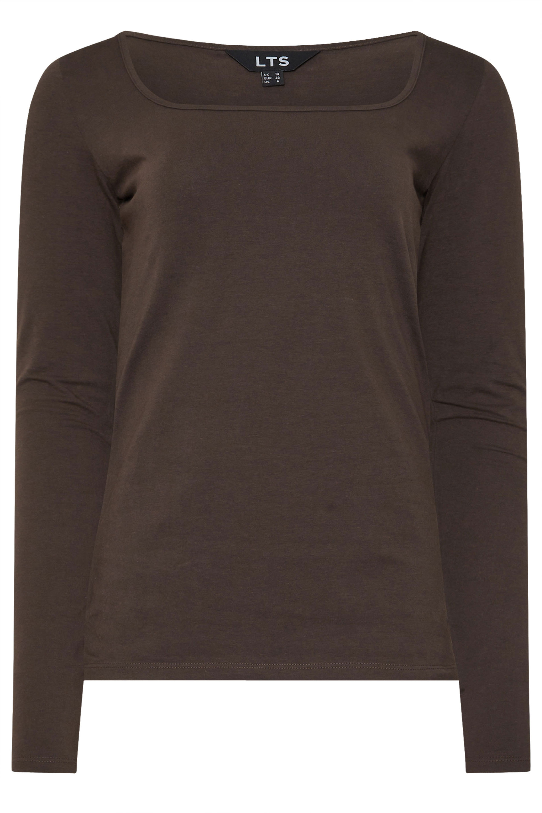 LTS Tall 2 PACK Brown & Green Square Neck Tops | Long Tall Sally 9