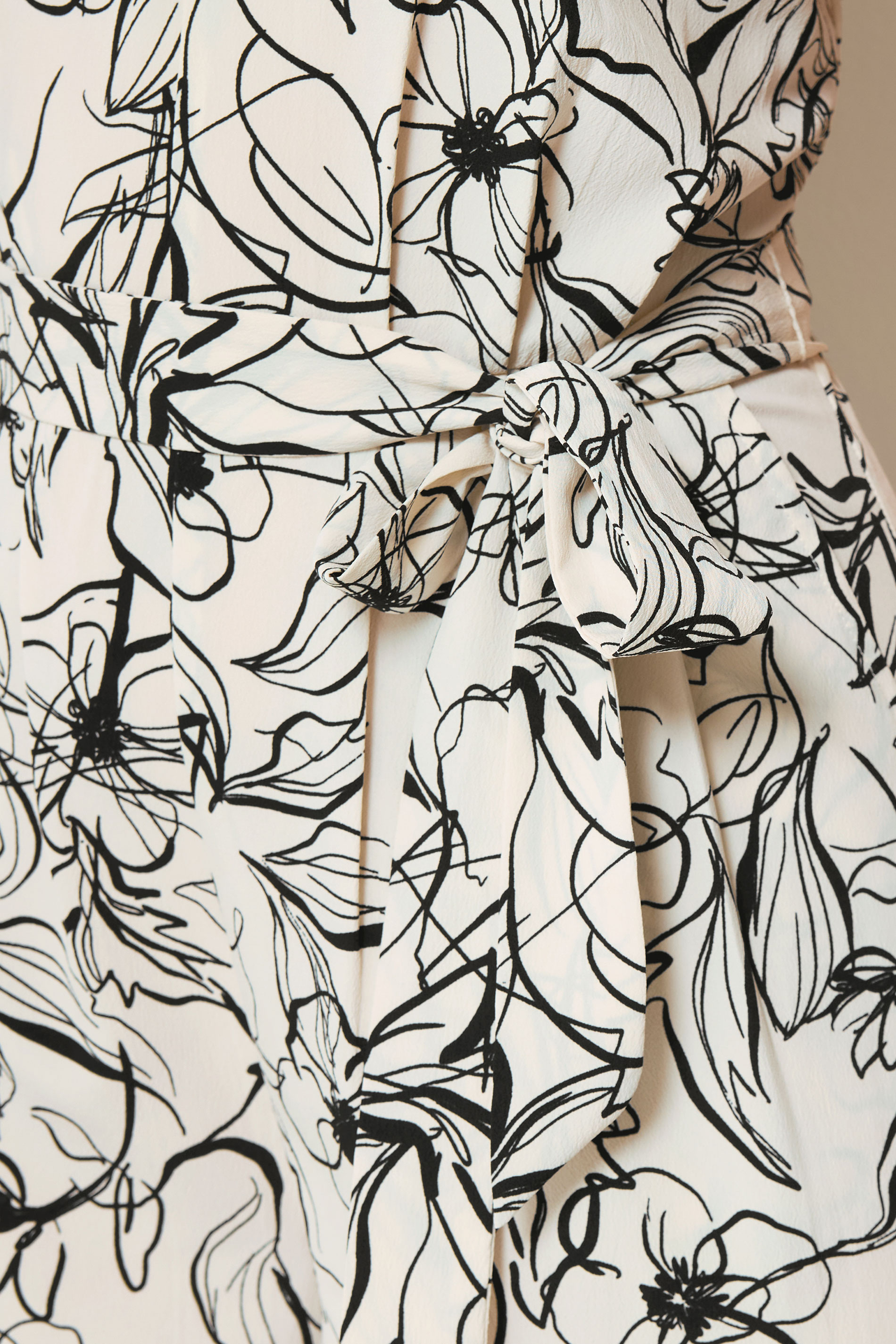LTS Tall White Abstract Floral Print Jumpsuit | Long Tall Sally 5
