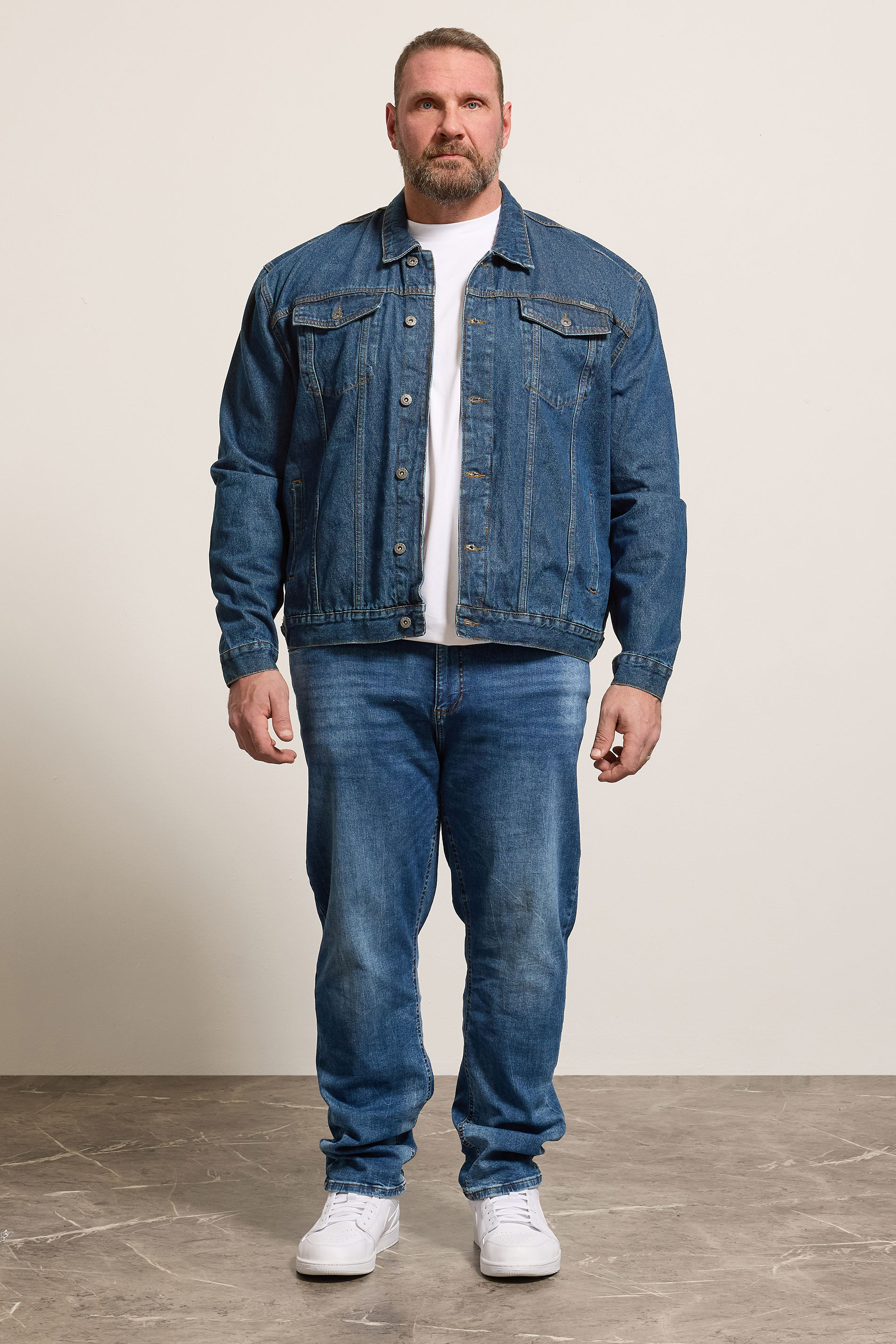 D555 Blue Denim Jacket | BadRhino 1