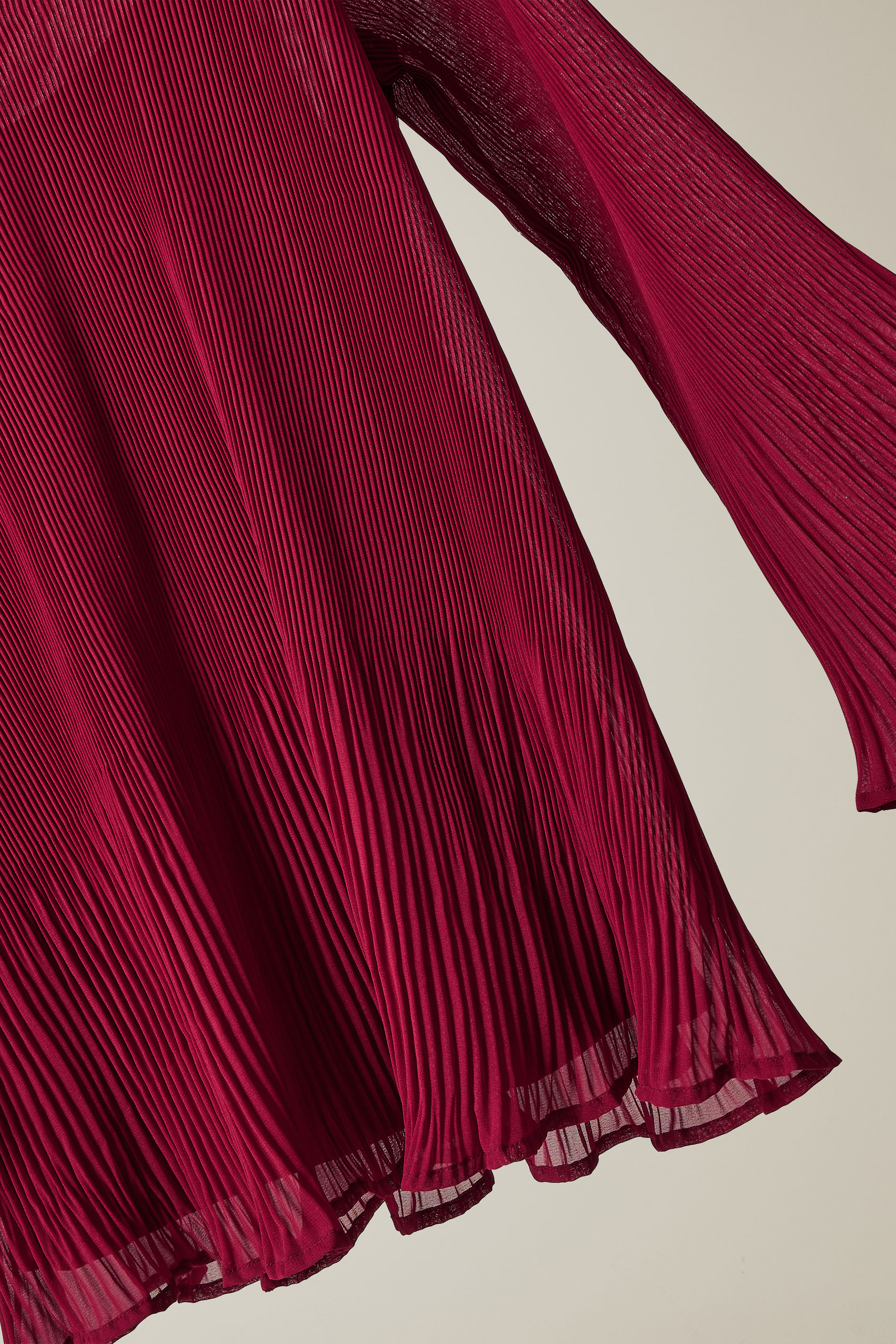 EVANS Plus Size Burgundy Red Pleat Blouse | Evans 7
