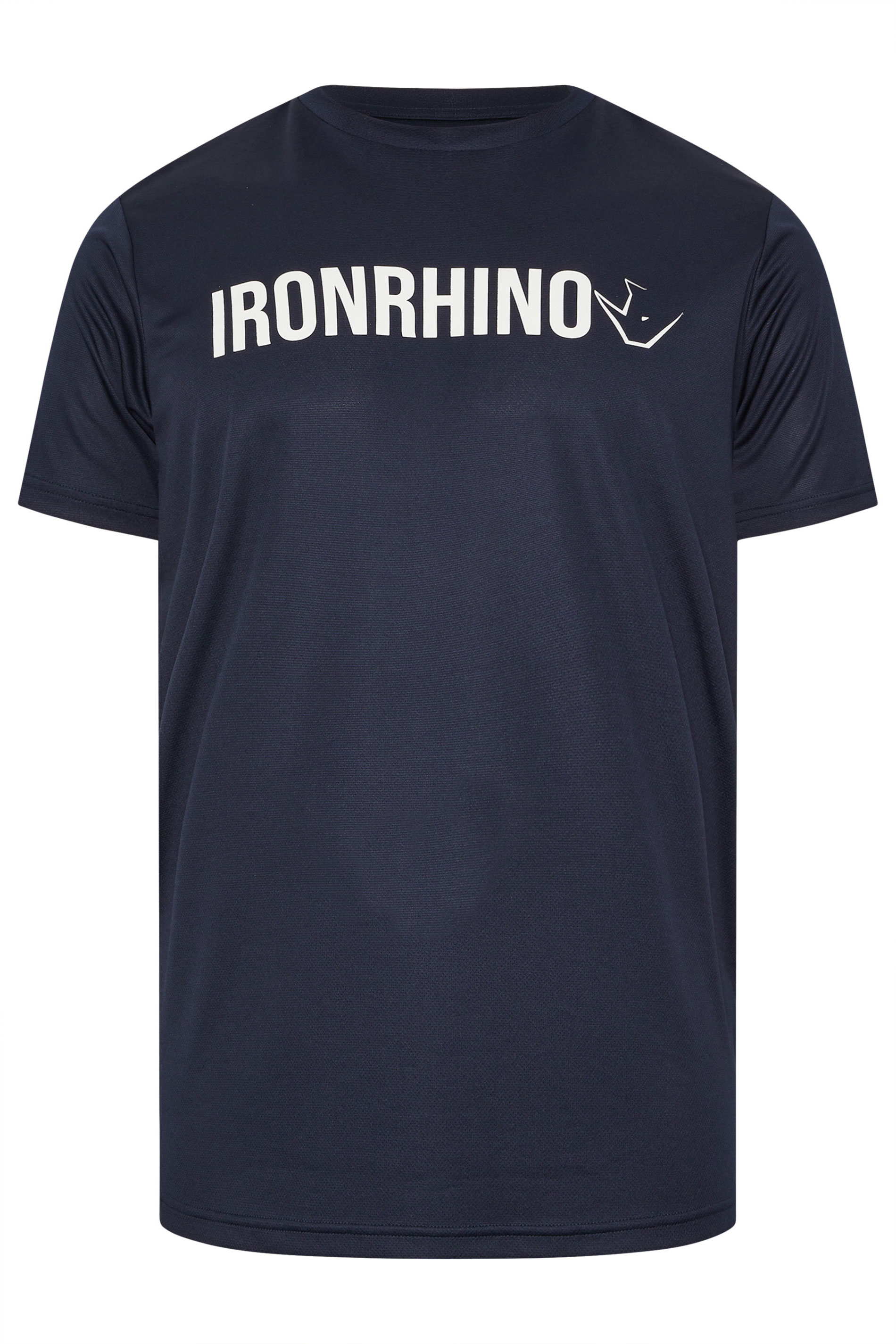 IronRhino Big & Tall Navy Blue Branded Performance T-Shirt | BadRhino 5