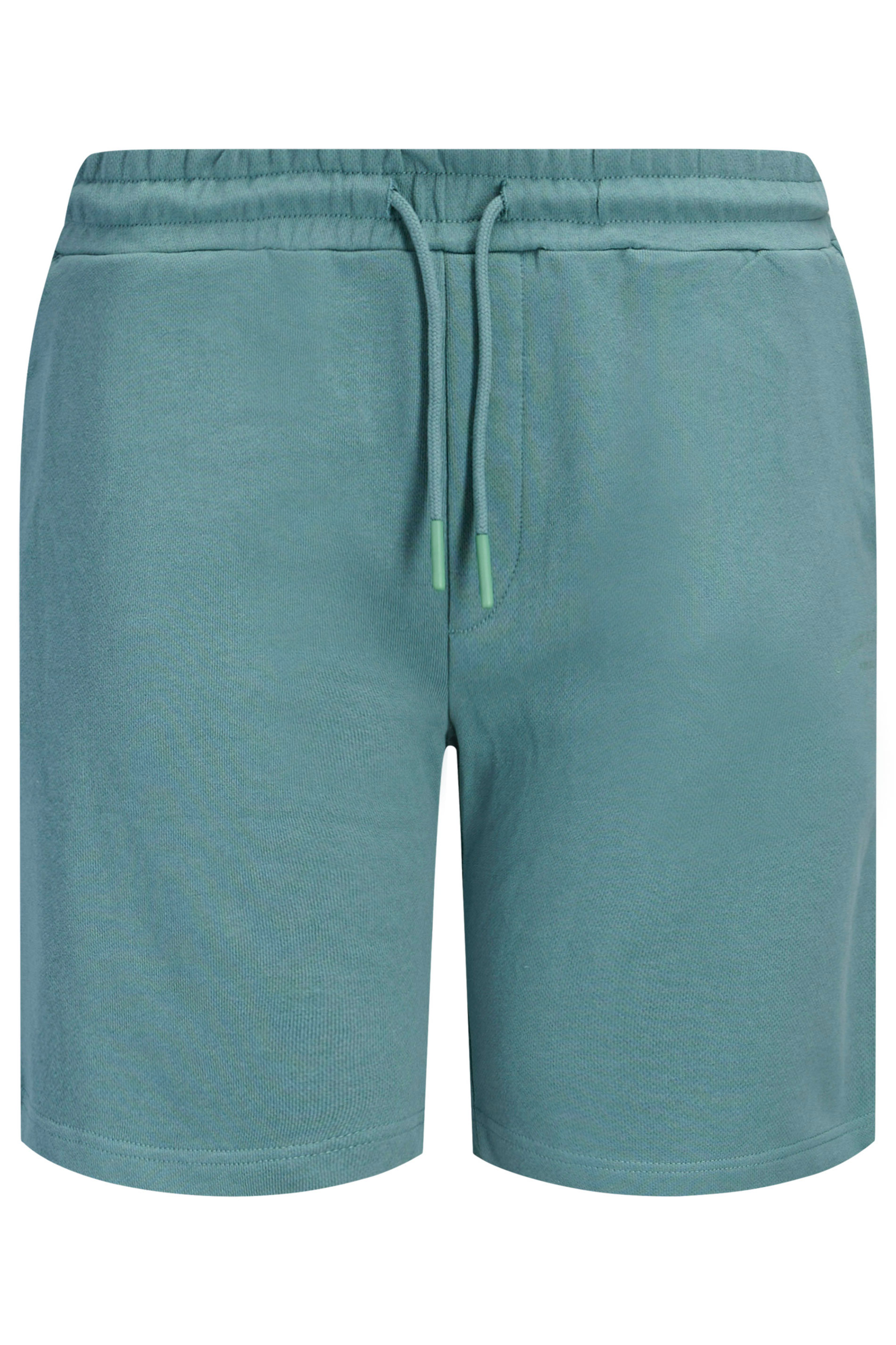JACK & JONES Big & Tall Mineral Blue Jogger Sweat Shorts | BadRhino 2