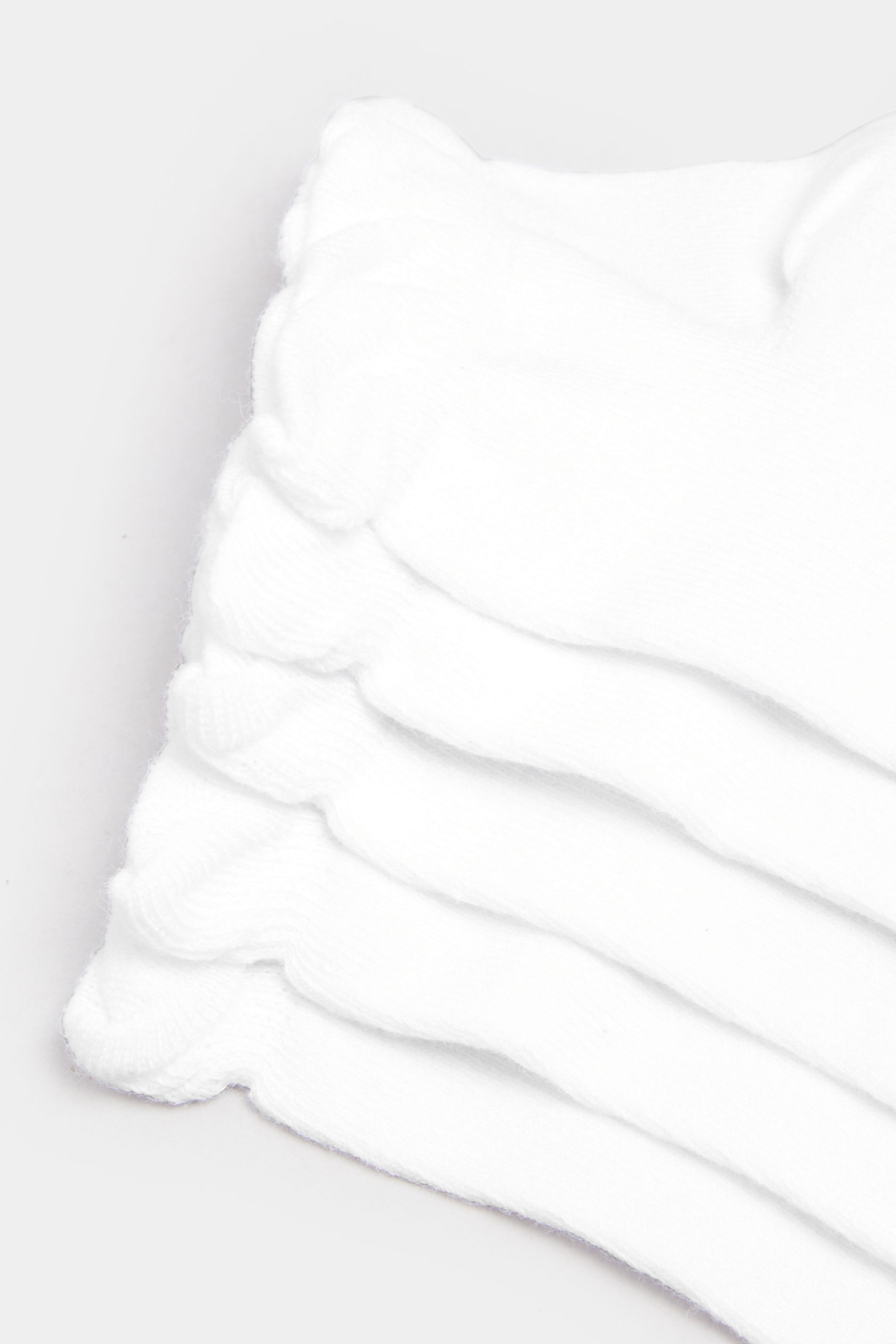 YOURSET 5 PACK Plus Size White Trainer Liner Socks | Yours Clothing 5