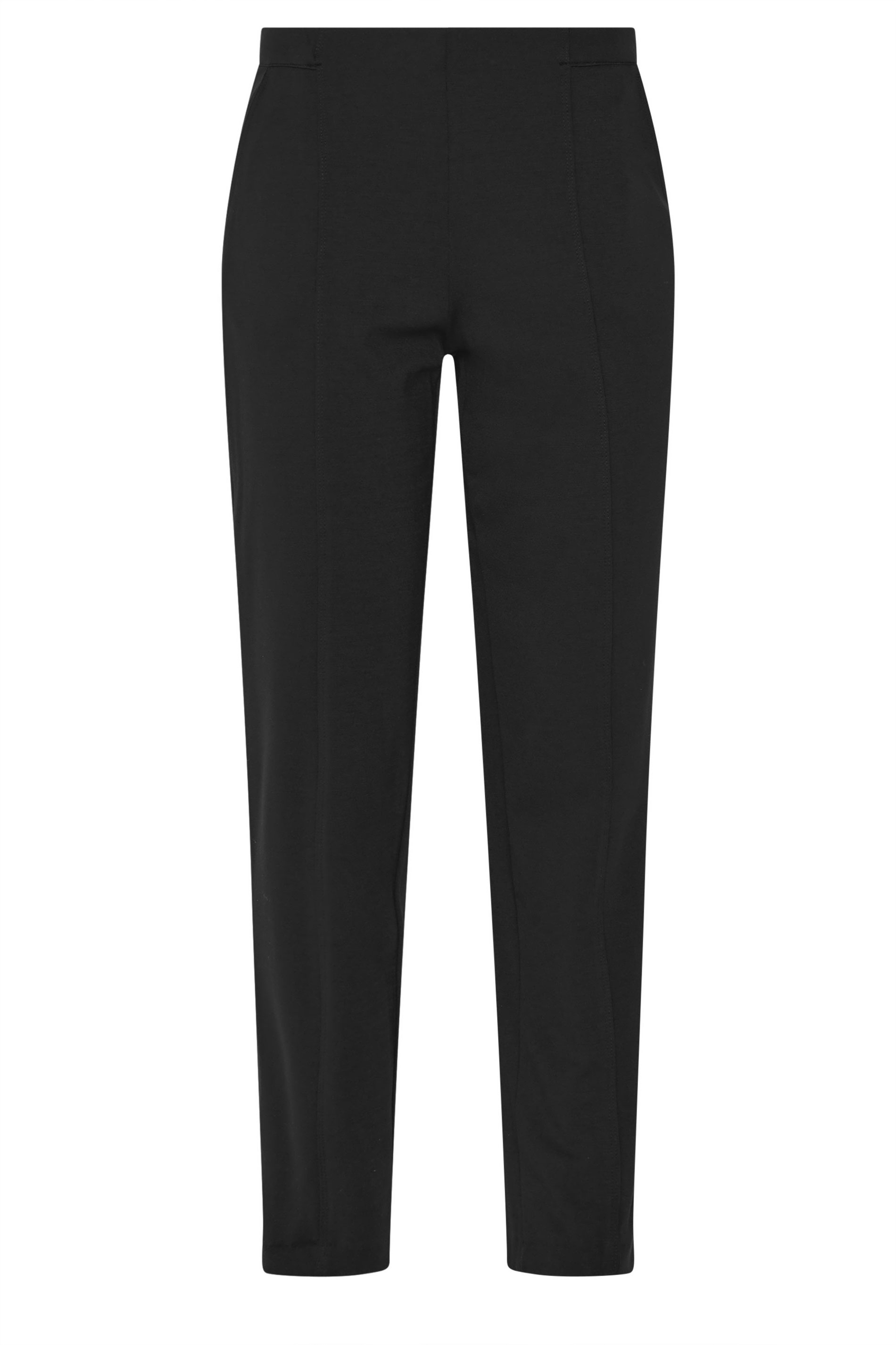 M&Co Black Ponte Seam Detail Trousers | M&Co 5