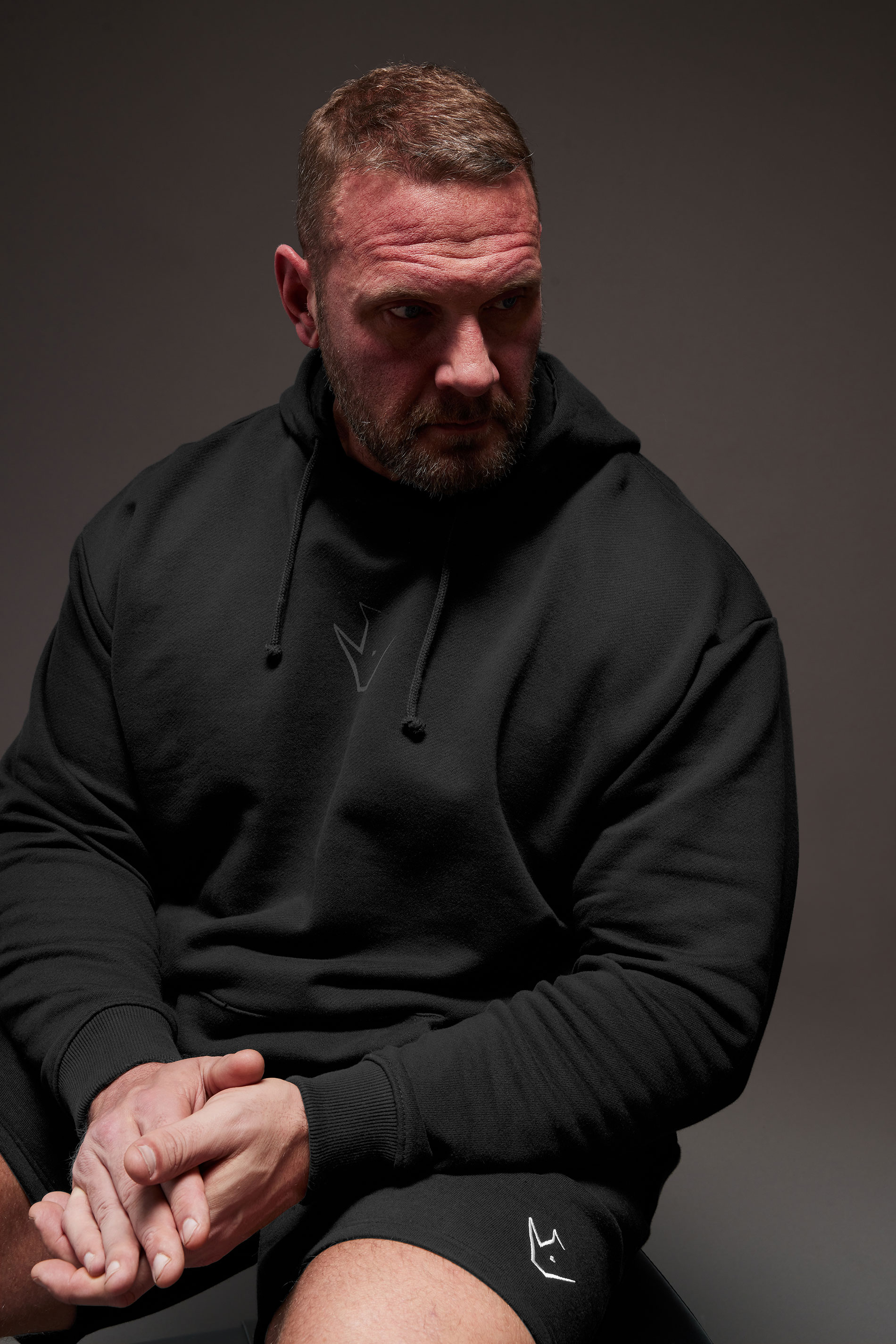 IronRhino Big & Tall Black 'Training Dept' Hoodie | BadRhino 3