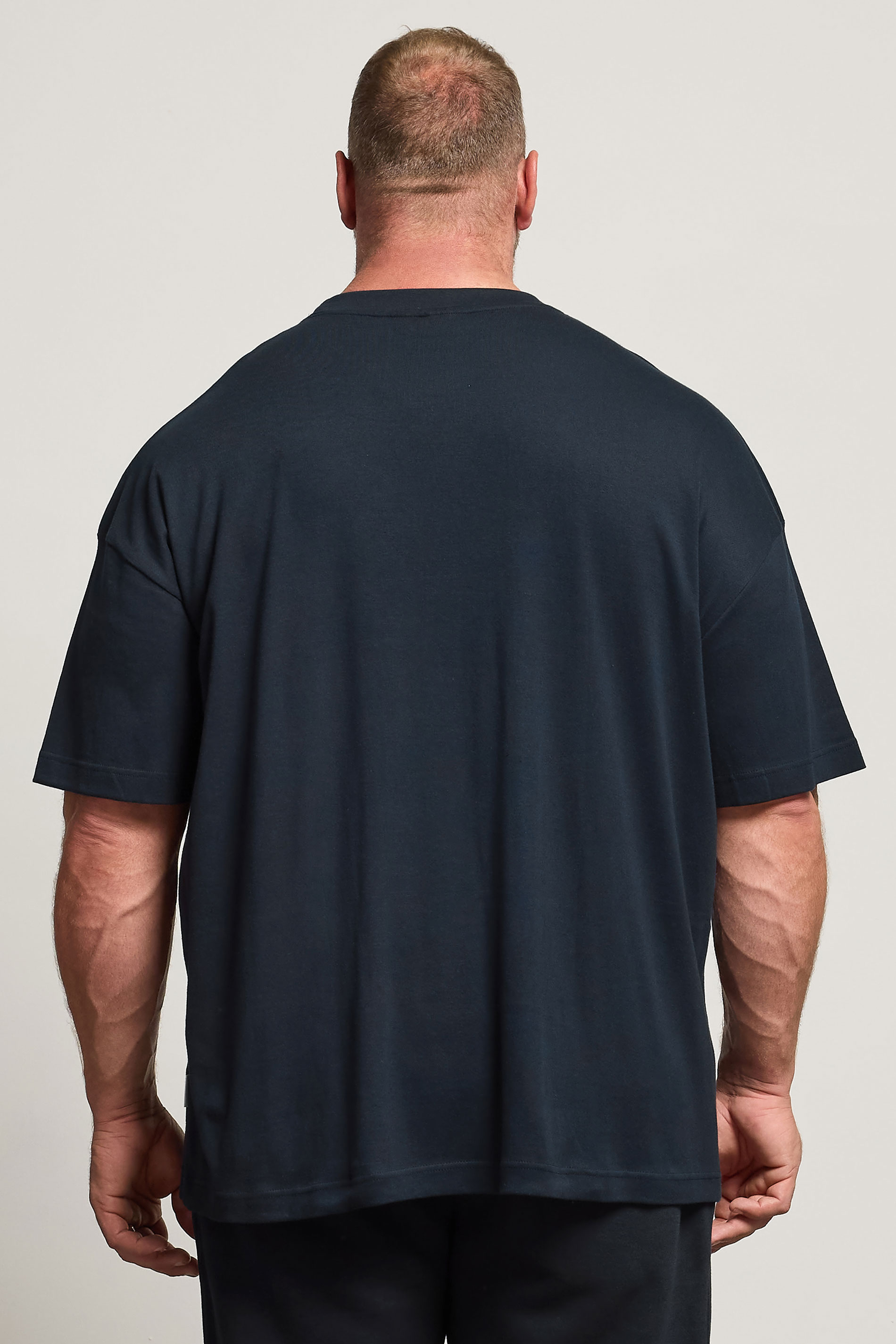 IronRhino Big & Tall Navy Blue 'Rest Day' T-Shirt | BadRhino 2