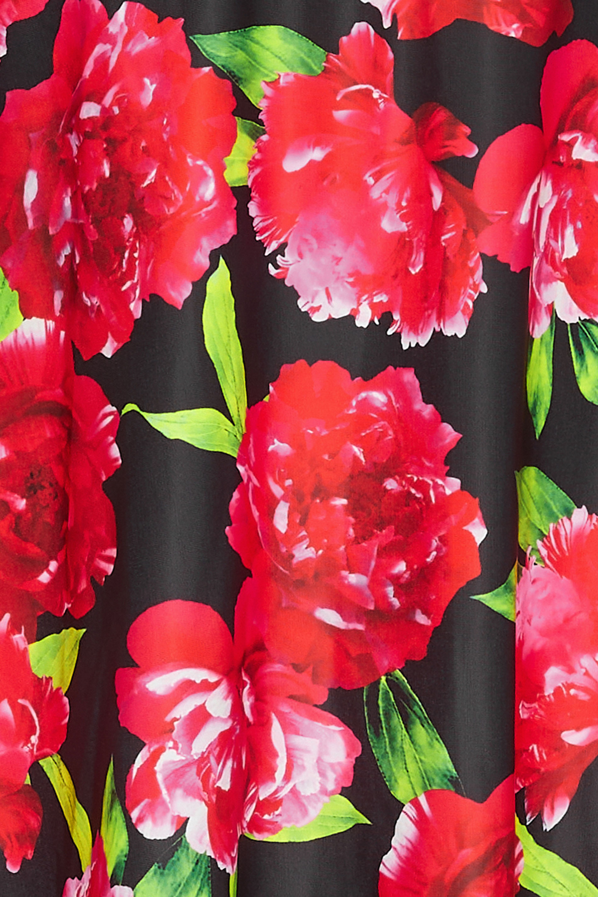 YOURS Plus Size Red Floral Print Hanky Hem Swim Dress | Yours Clothing 6