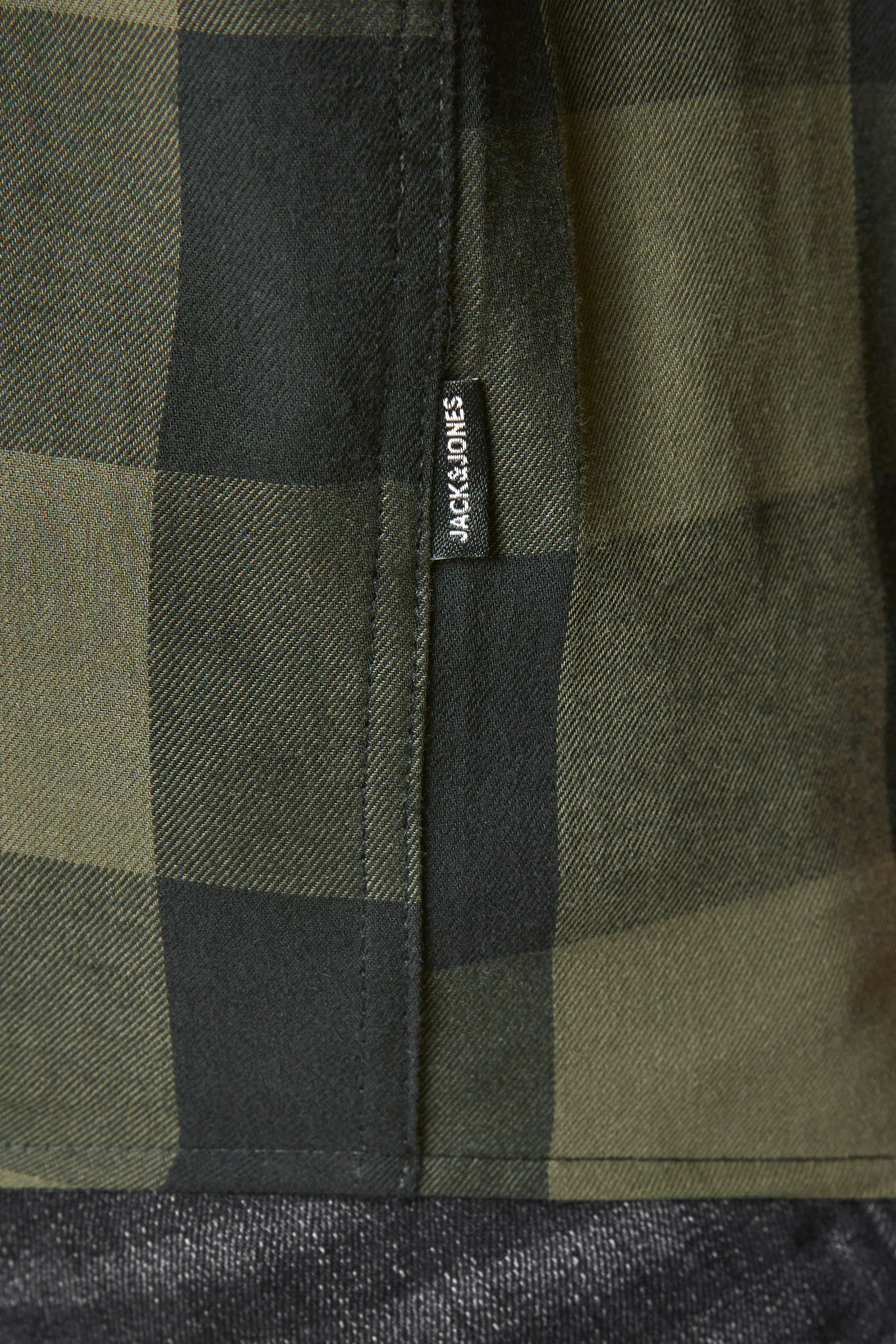 JACK & JONES Green Check Shirt | BadRhino 2