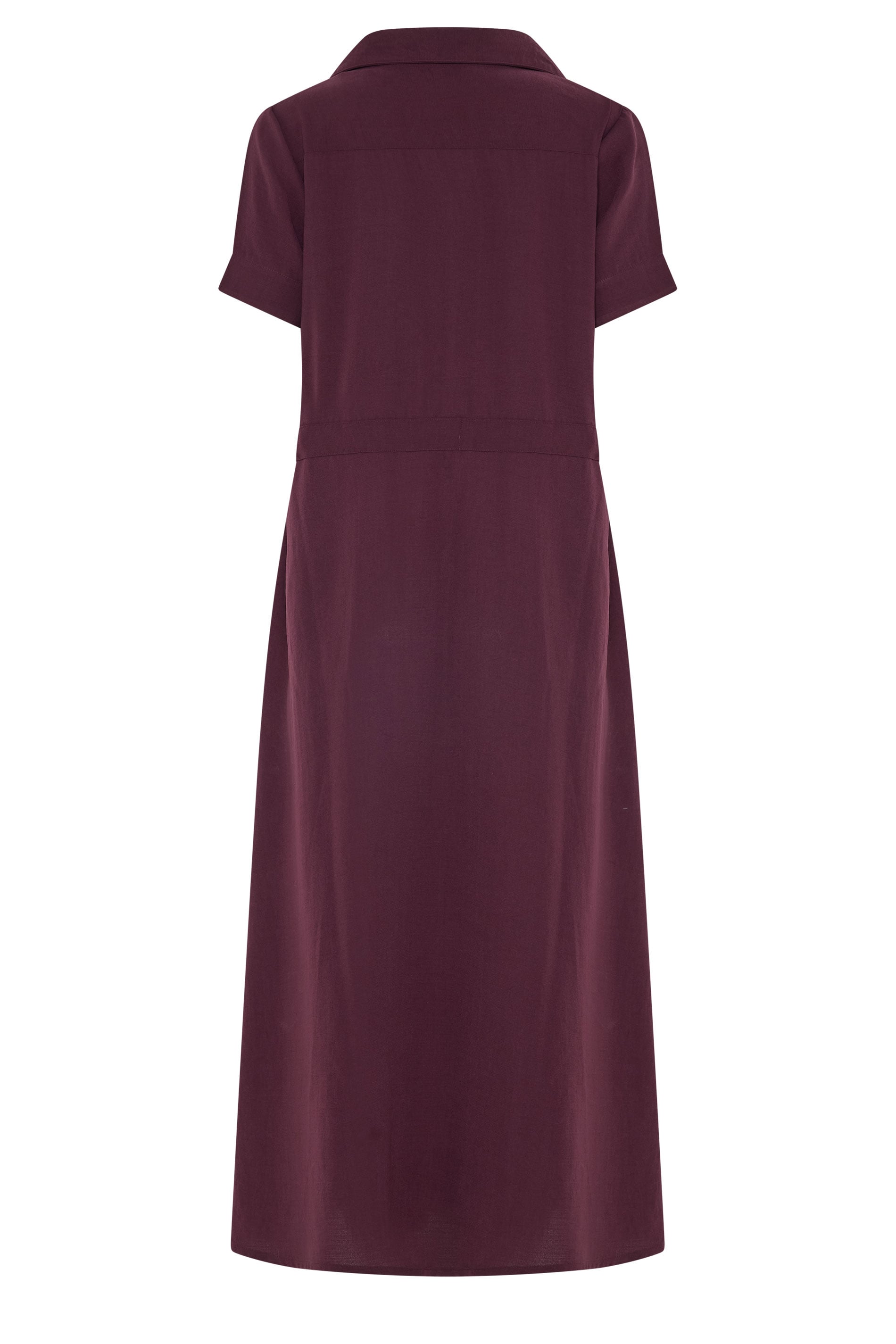 M&Co Berry Purple Utility Shirt Dress | M&Co 6