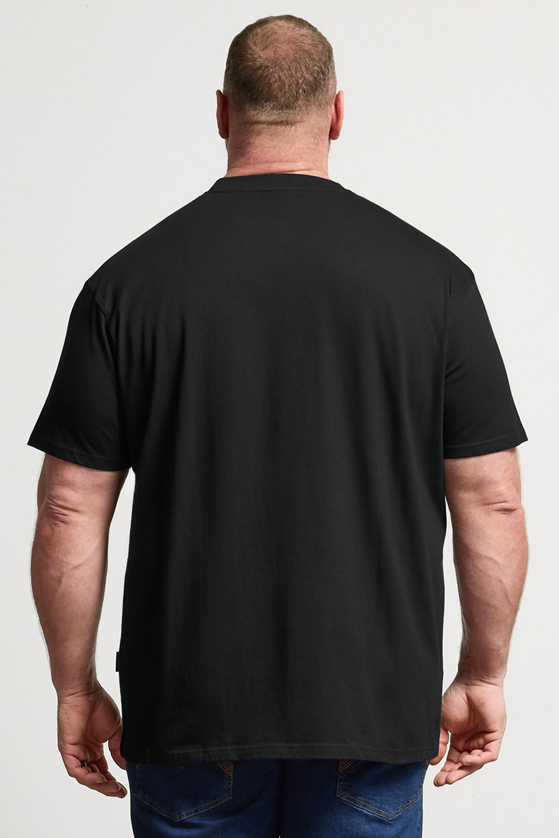 BadRhino Big & Tall Black Extra Long Misfits Graphic T-Shirt | BadRhino 2