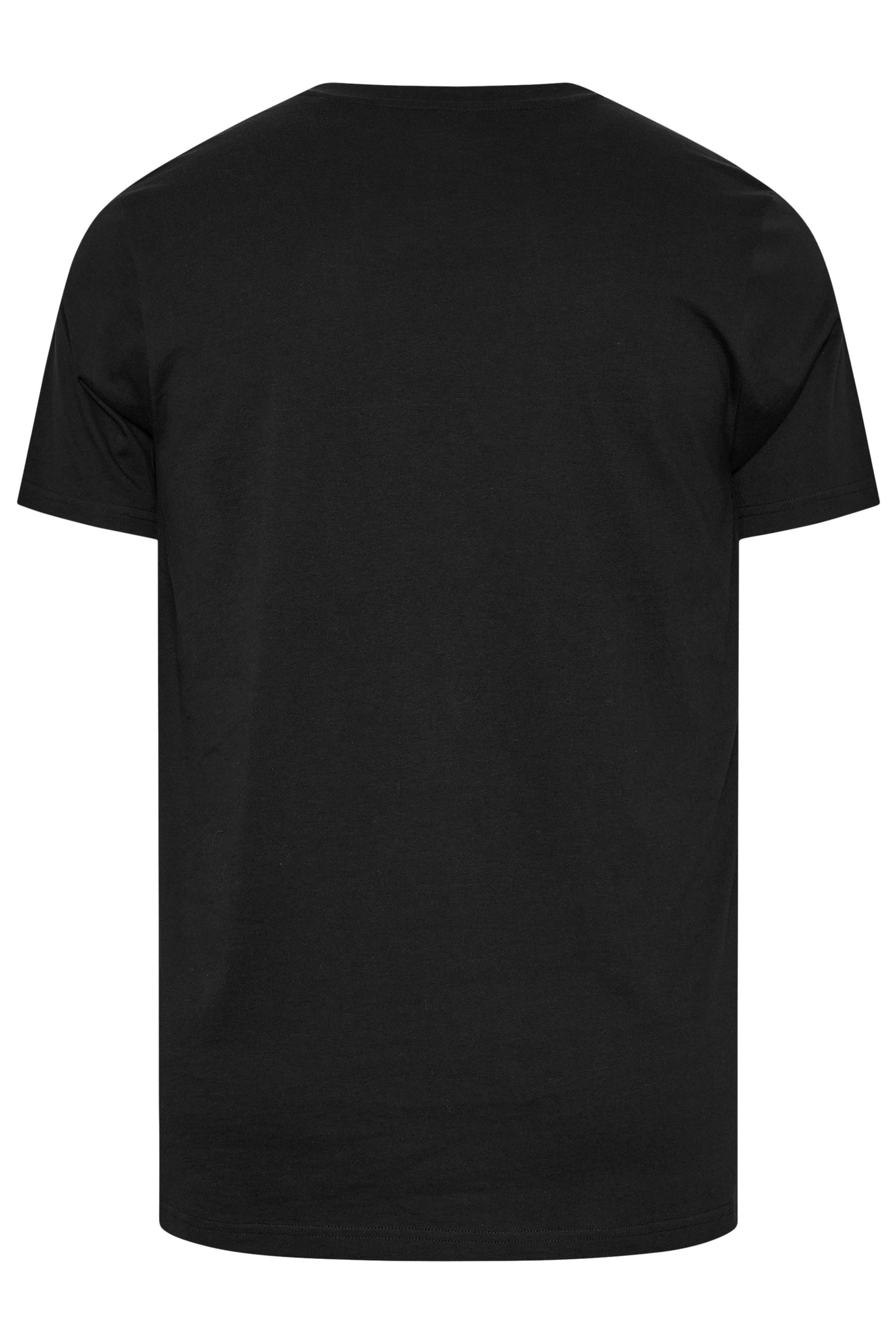 BadRhino Big & Tall Black V-Neck T-Shirt | BadRhino  6