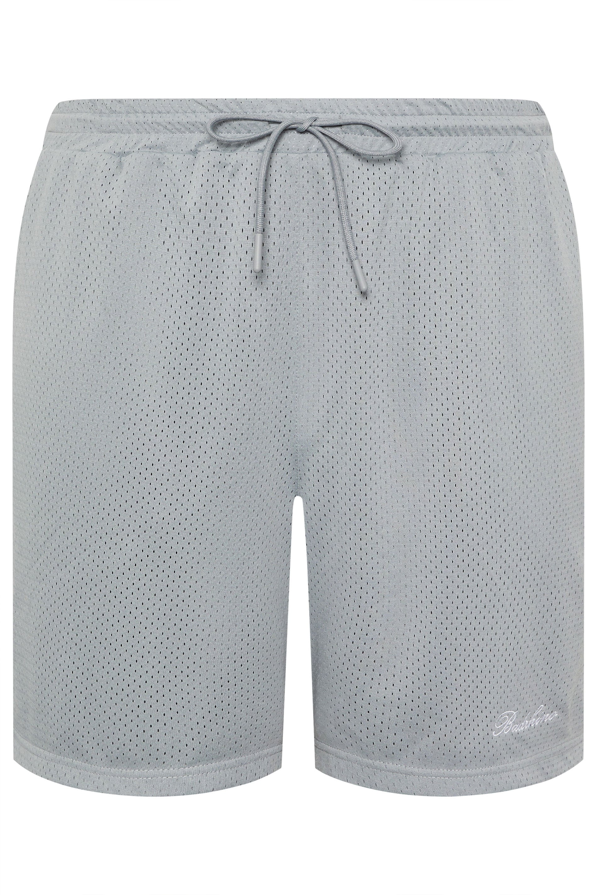 BadRhino Big & Tall Light Grey Lightweight Mesh Shorts | BadRhino 6